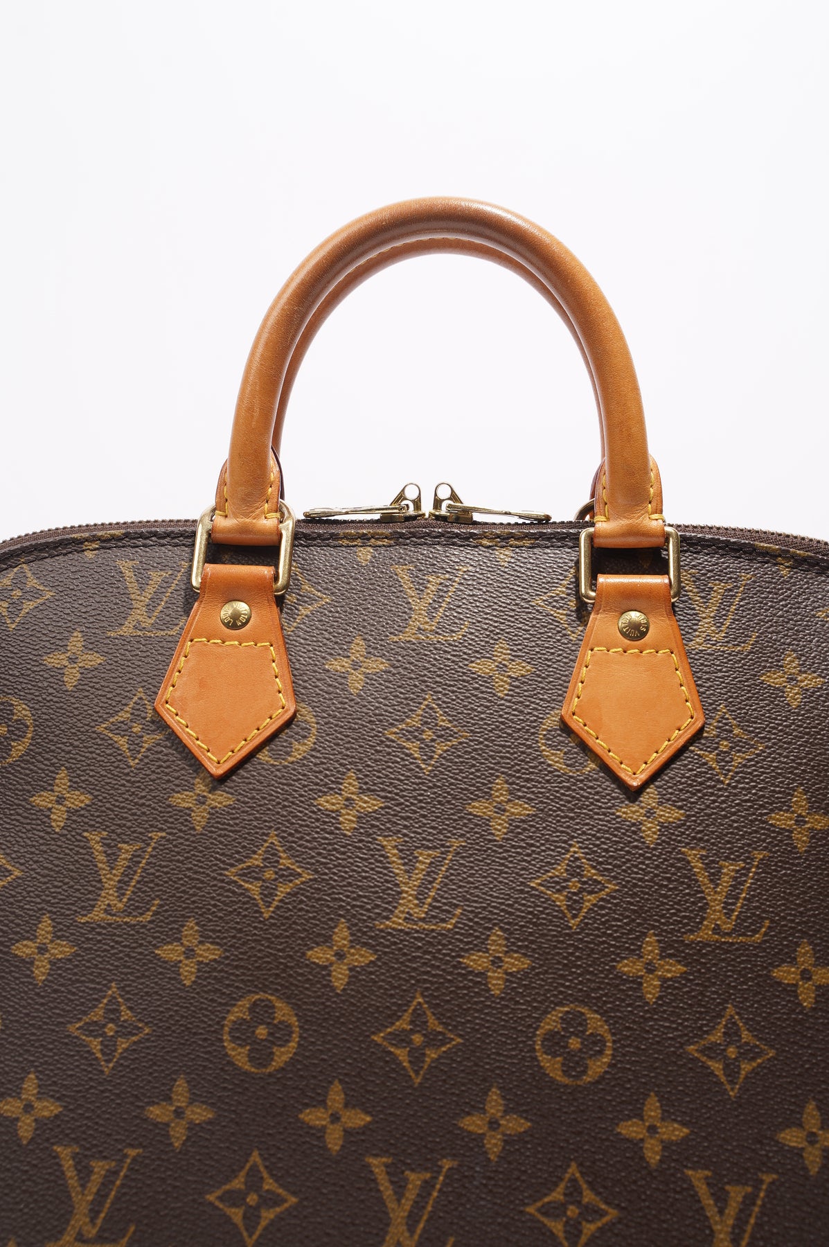 Louis Vuitton Monogram Alma Bag PM Brown