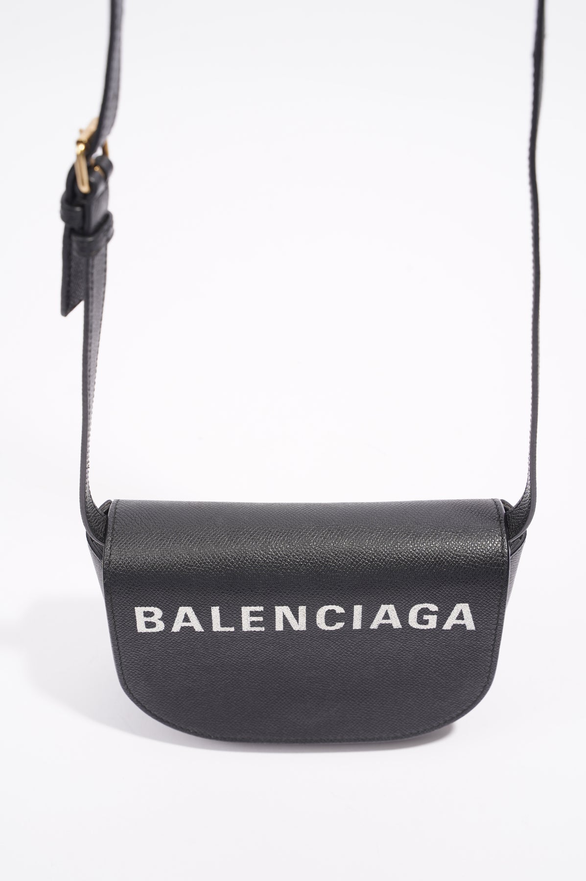 Ville day patent leather crossbody bag Balenciaga Black in Patent leather -  33315699