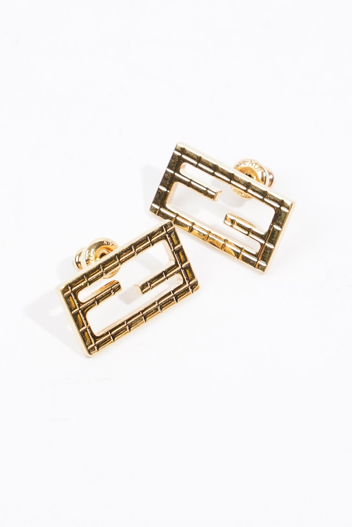 Fendi baguette discount earrings