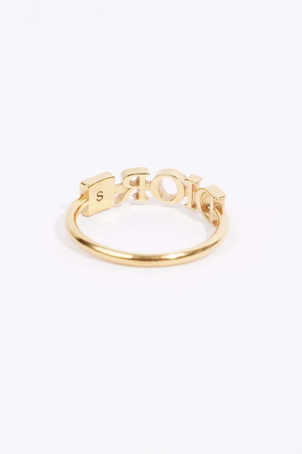 Dior letter outlet rings