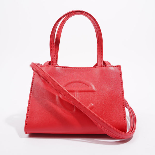 Telfar Womens Shopping Bag Red Small – Luxe Collective