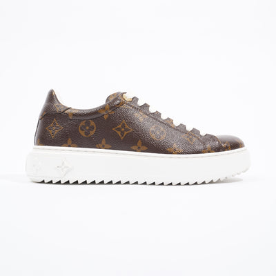 louis vuitton time out sneakers on feet