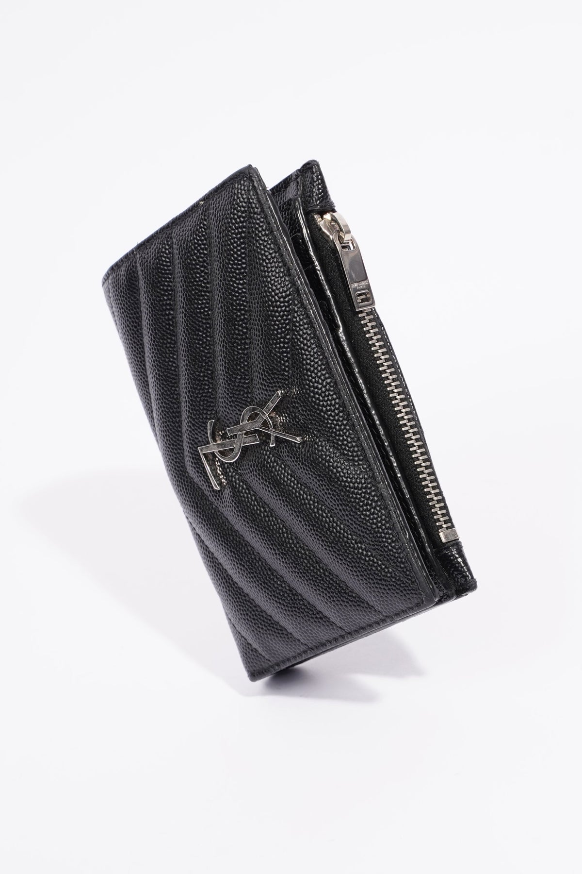 SAINT LAURENT Monogram leather bifold wallet