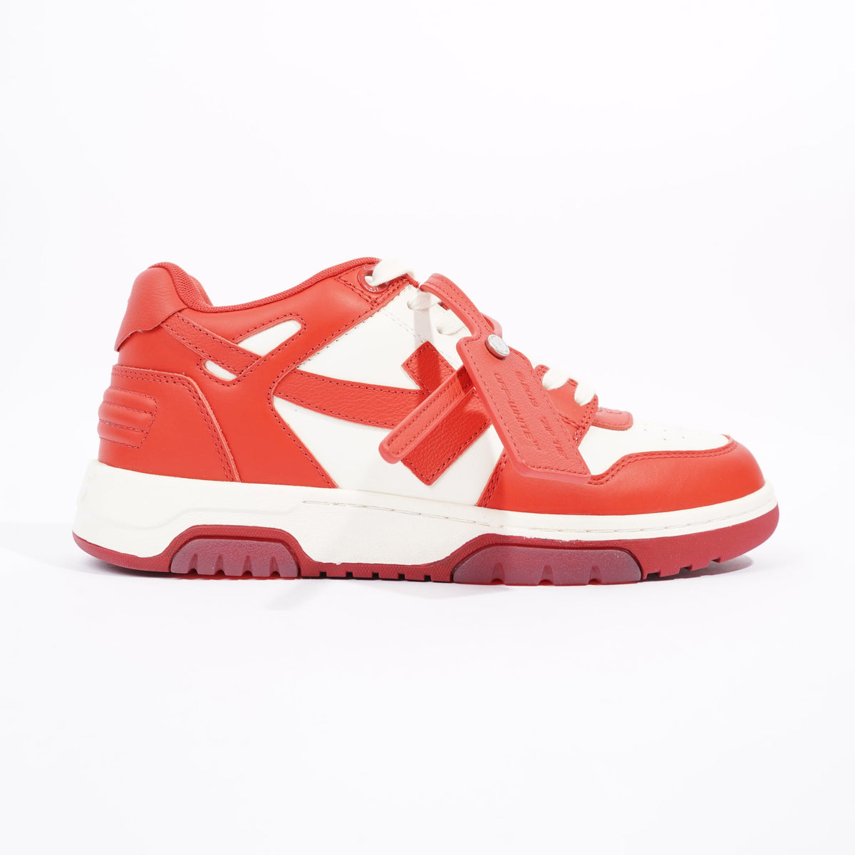 Off White Mens Out Of Office Red / White Leather EU 40 / UK 7 – Luxe ...