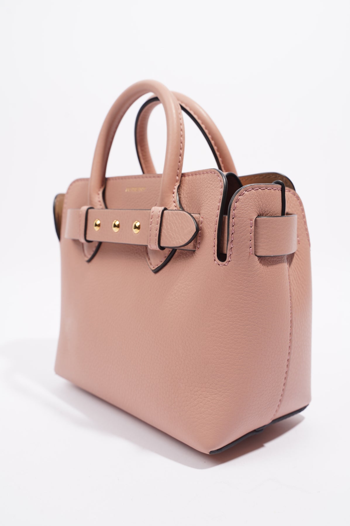 Burberry The Mini Leather Belt Bag in Pink
