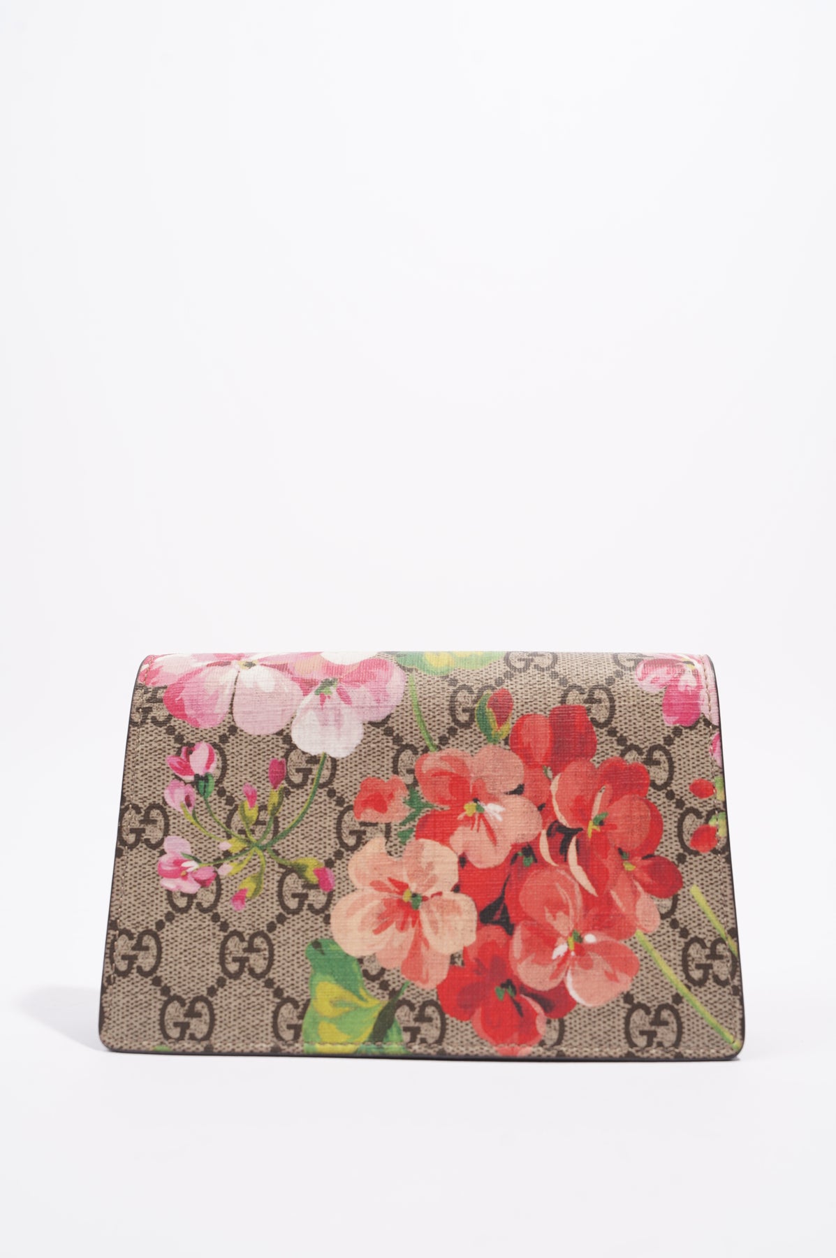 Gucci Wallet GG Supreme Blooms Pink