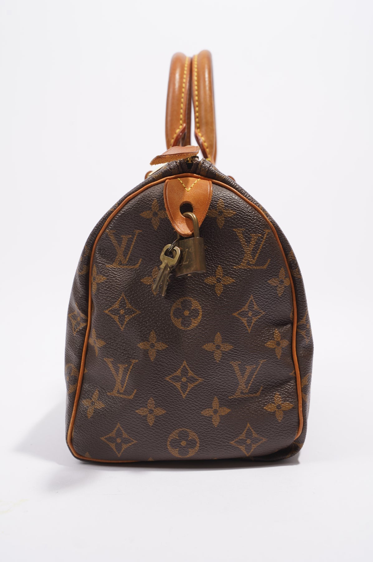 Louis Vuitton Speedy 30 Vintage French Company Monogram Canvas Handbag