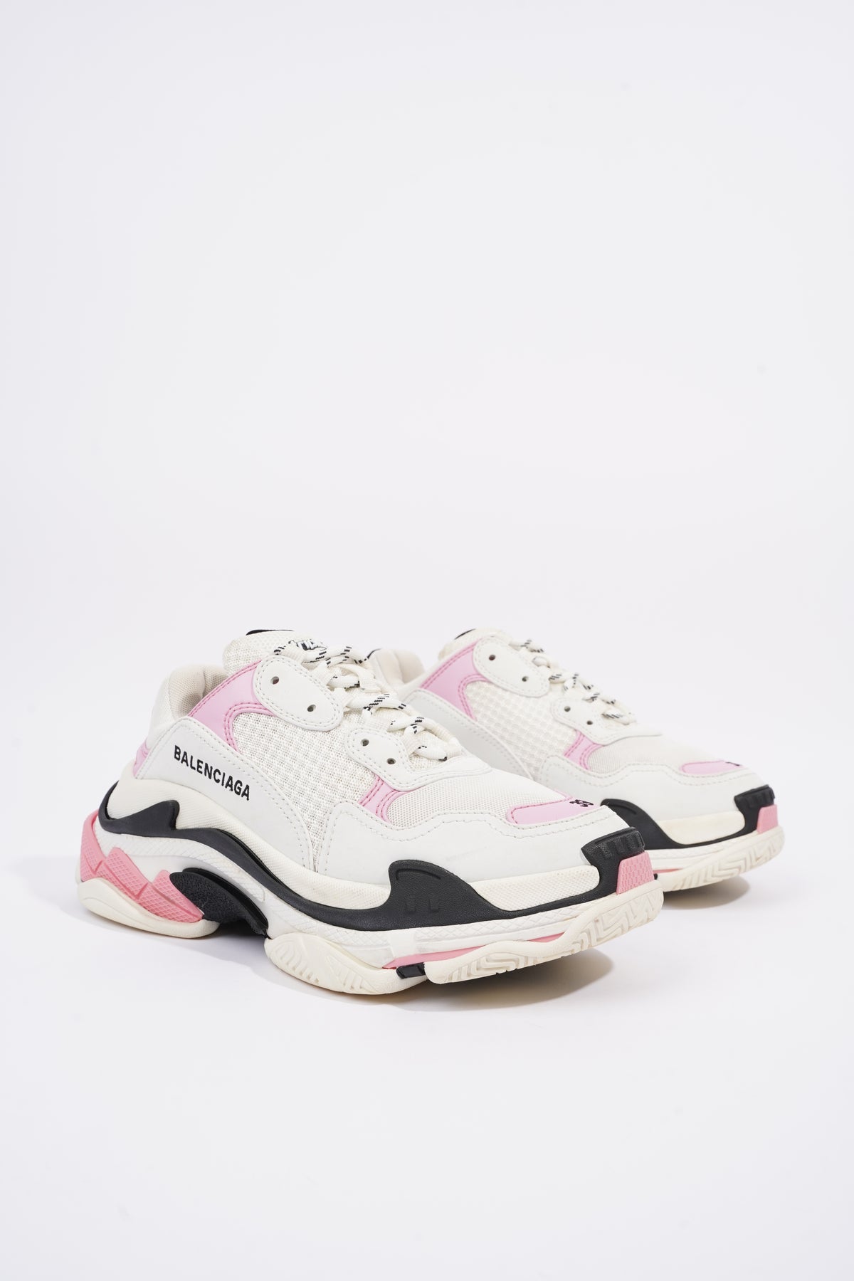 Pink White Louis Vuitton Trainers Good Condition EU 39, UK 6, US 8
