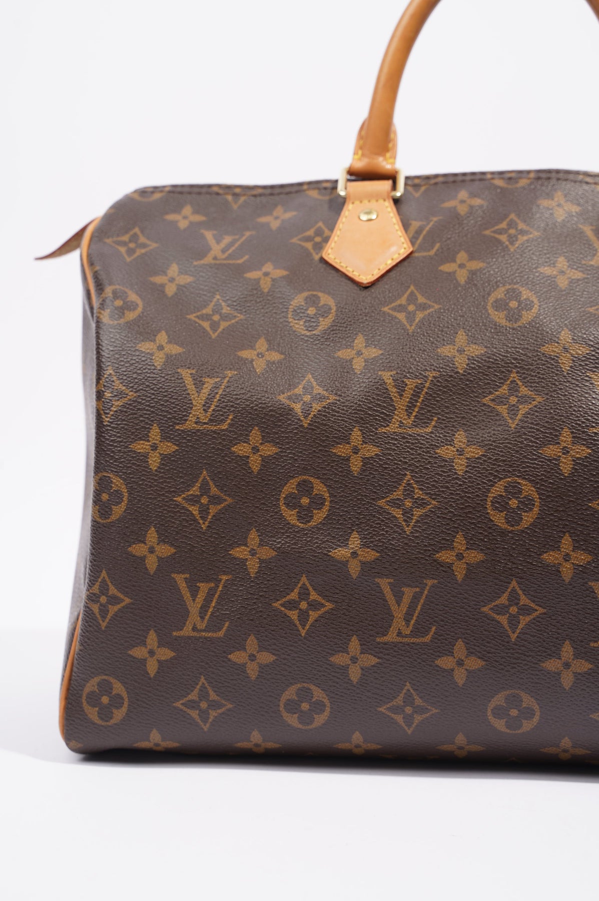 Louis Vuitton Womens Speedy Monogram Canvas 35 – Luxe Collective