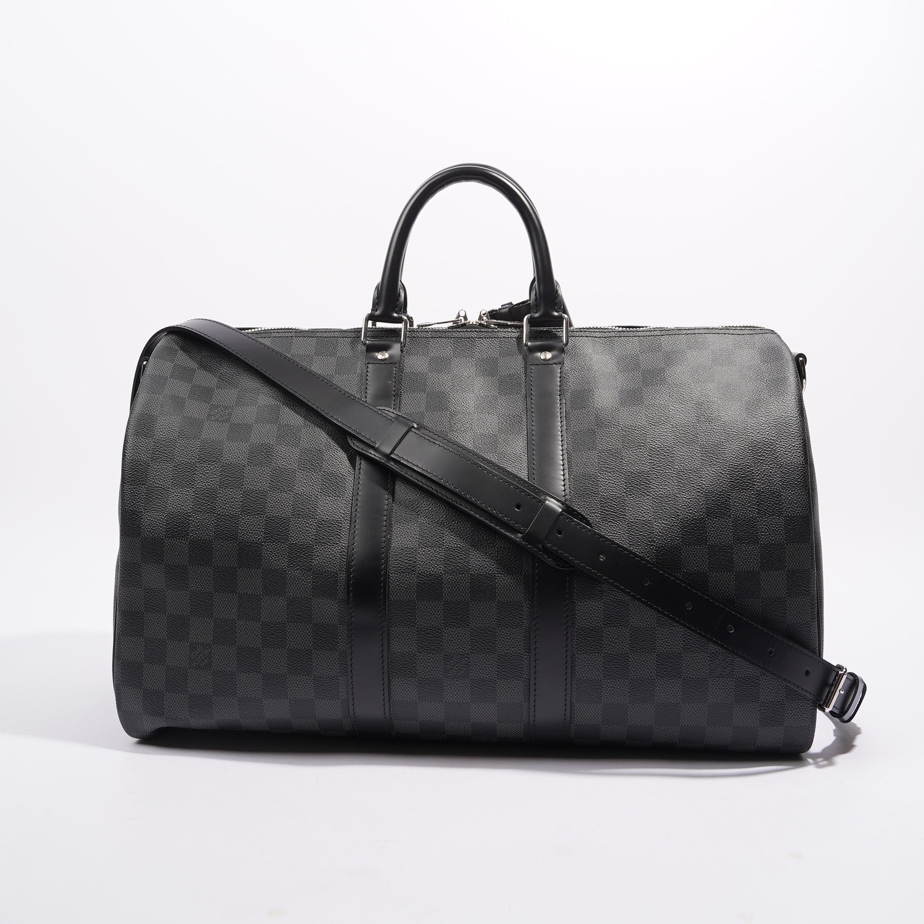 Louis Vuitton Monogram Canvas and Leather Keepall Bandouliere 55 bag - My  Luxury Bargain South Africa