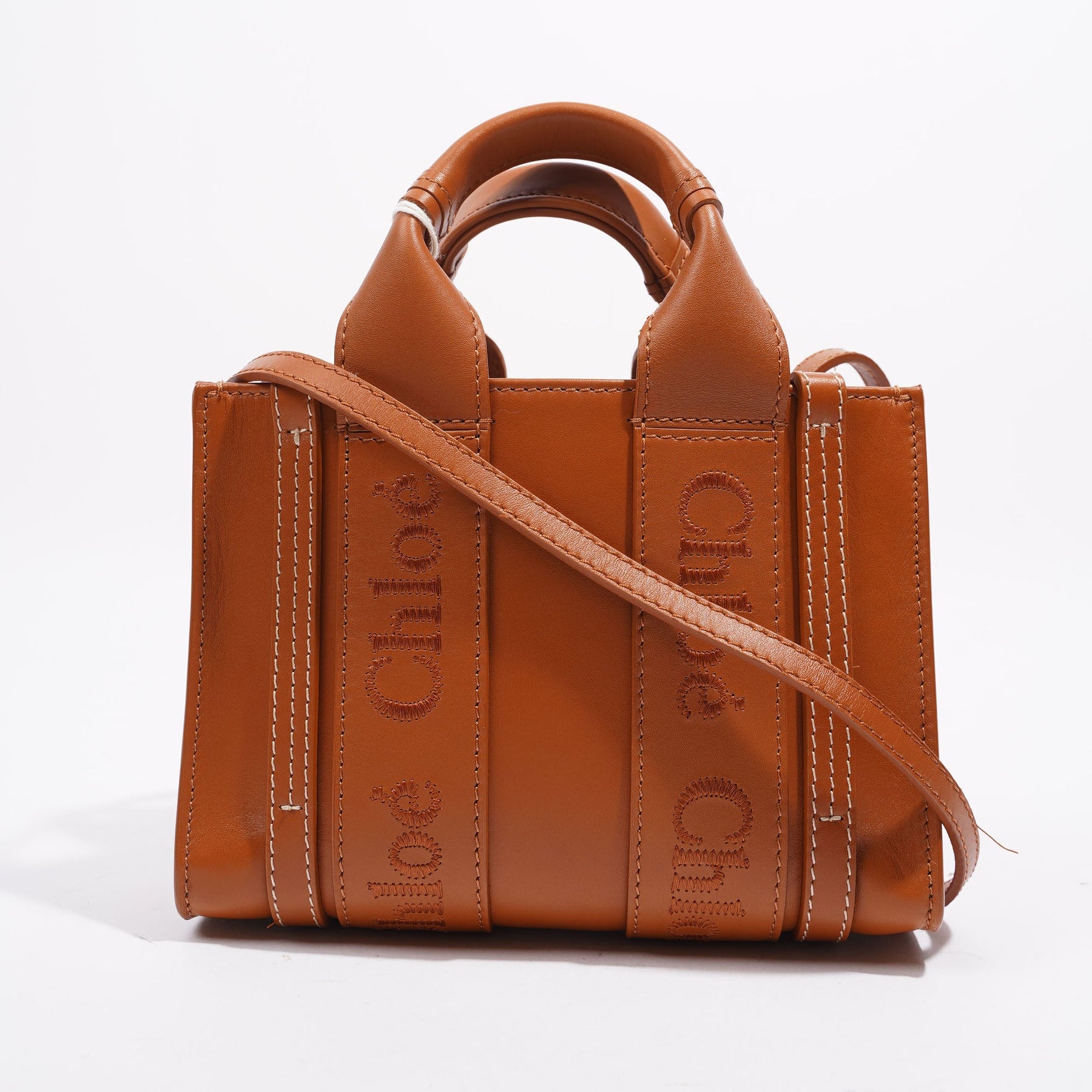 Chloe tan 2025 leather bag