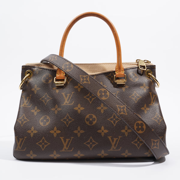 LOUIS VUITTON Monogram Pallas BB Black 1267519