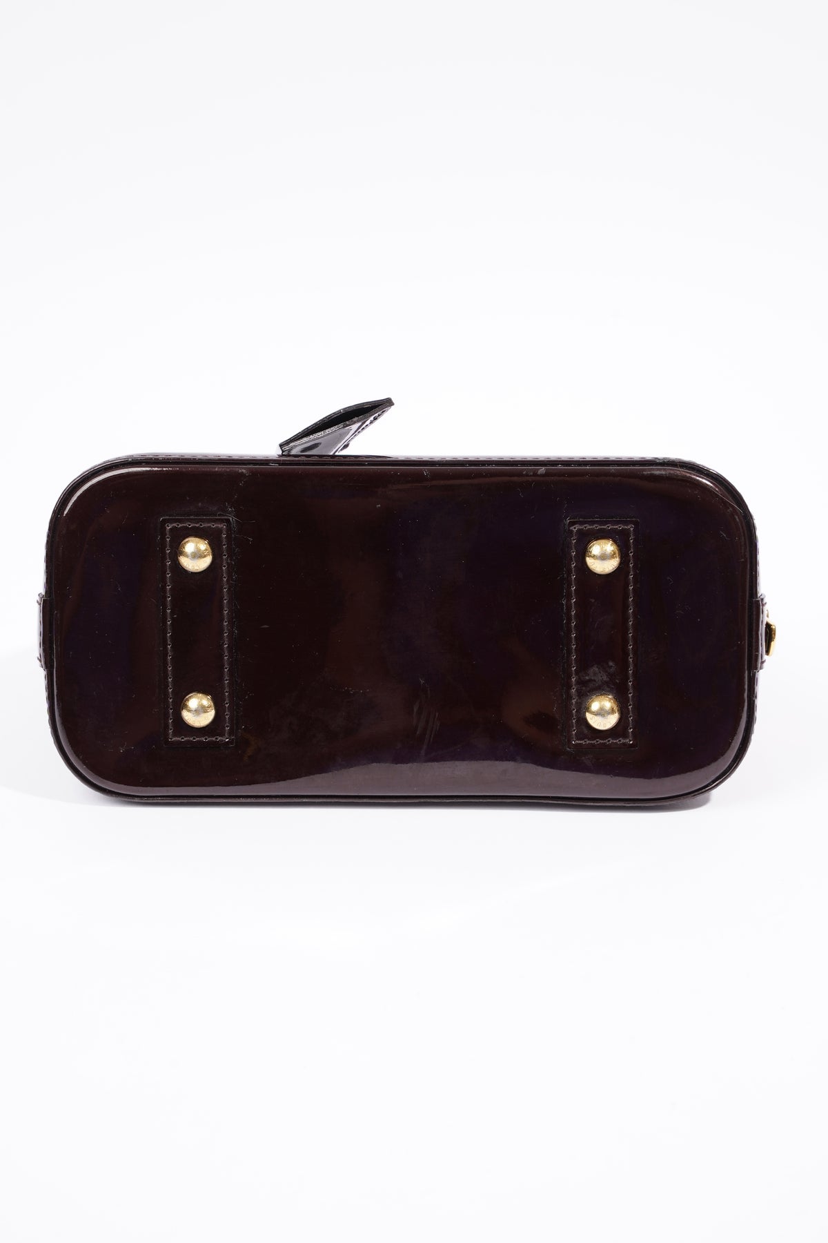 Louis Vuitton Patent mini Alma Bag