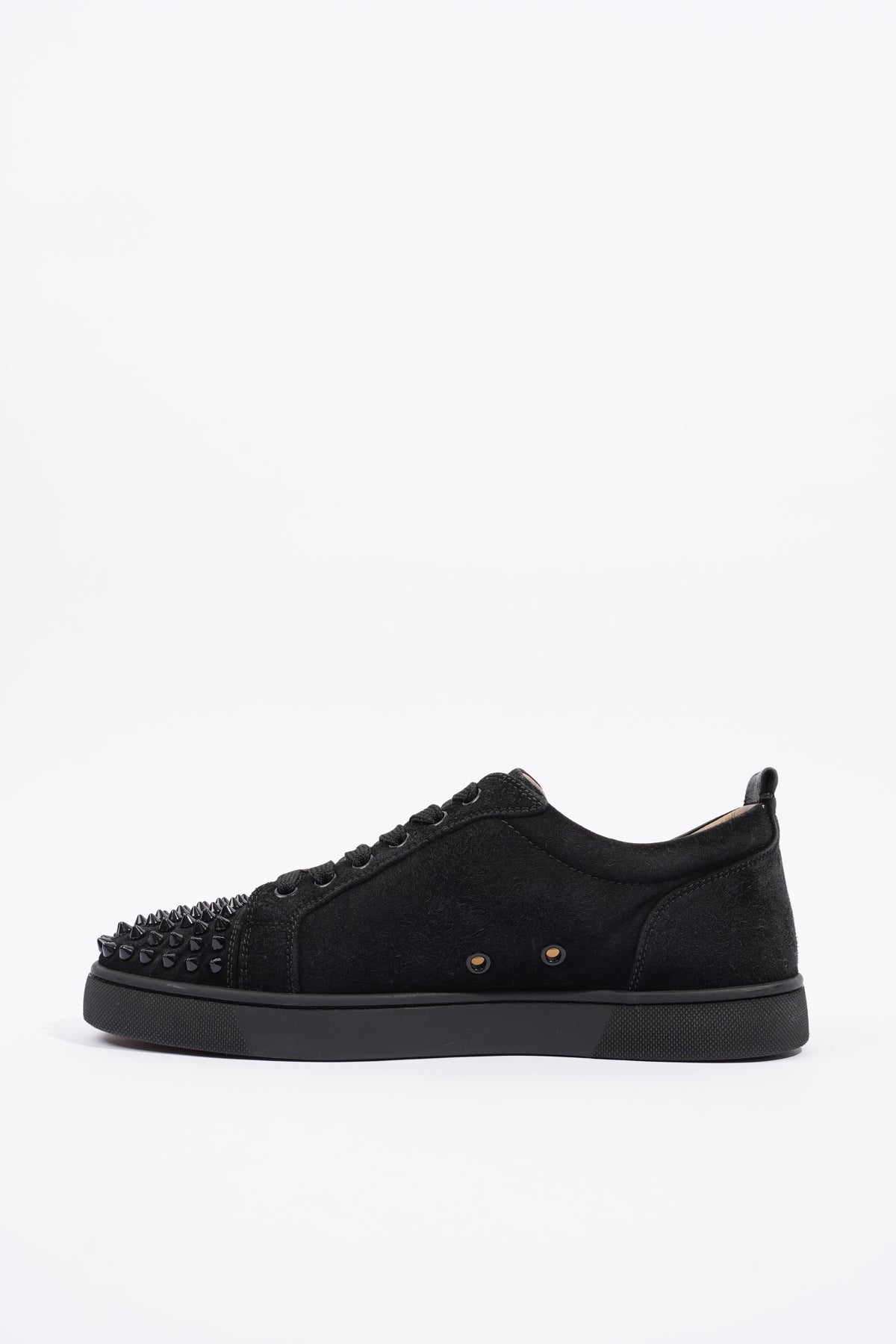 Christian Louboutin Louis Junior Spikes Flat Black Men's