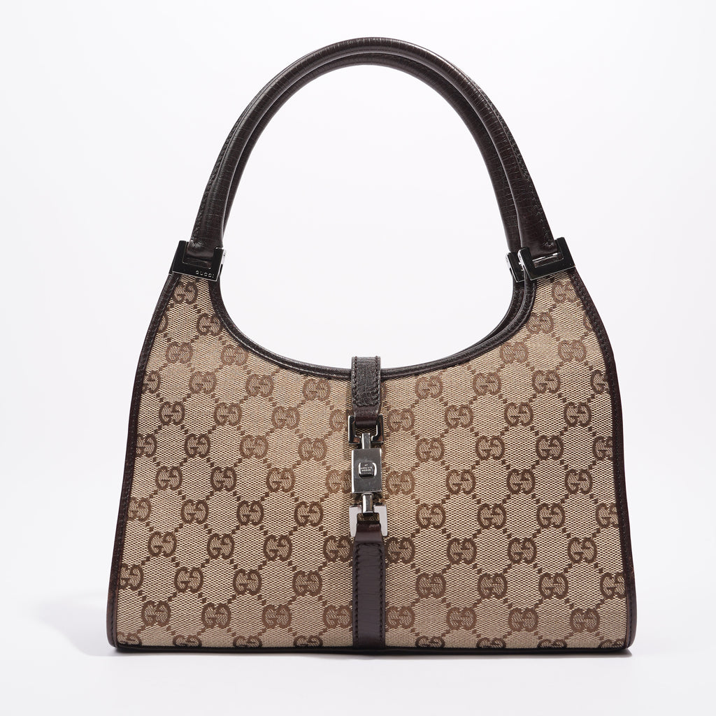 Gucci Brown GG Monogram Small Shoulder Bag