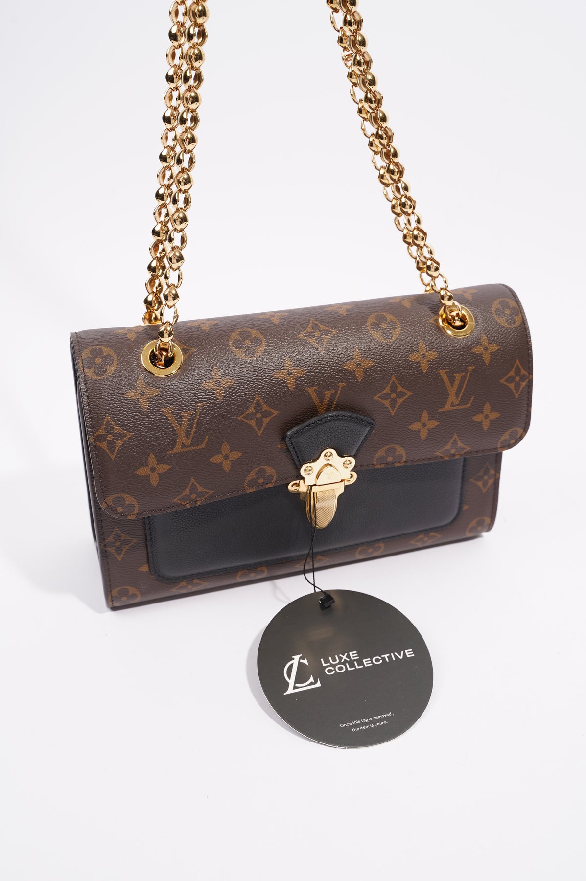 Louis Vuitton Womens Victoire Shoulder Bag Monogram / Black – Luxe