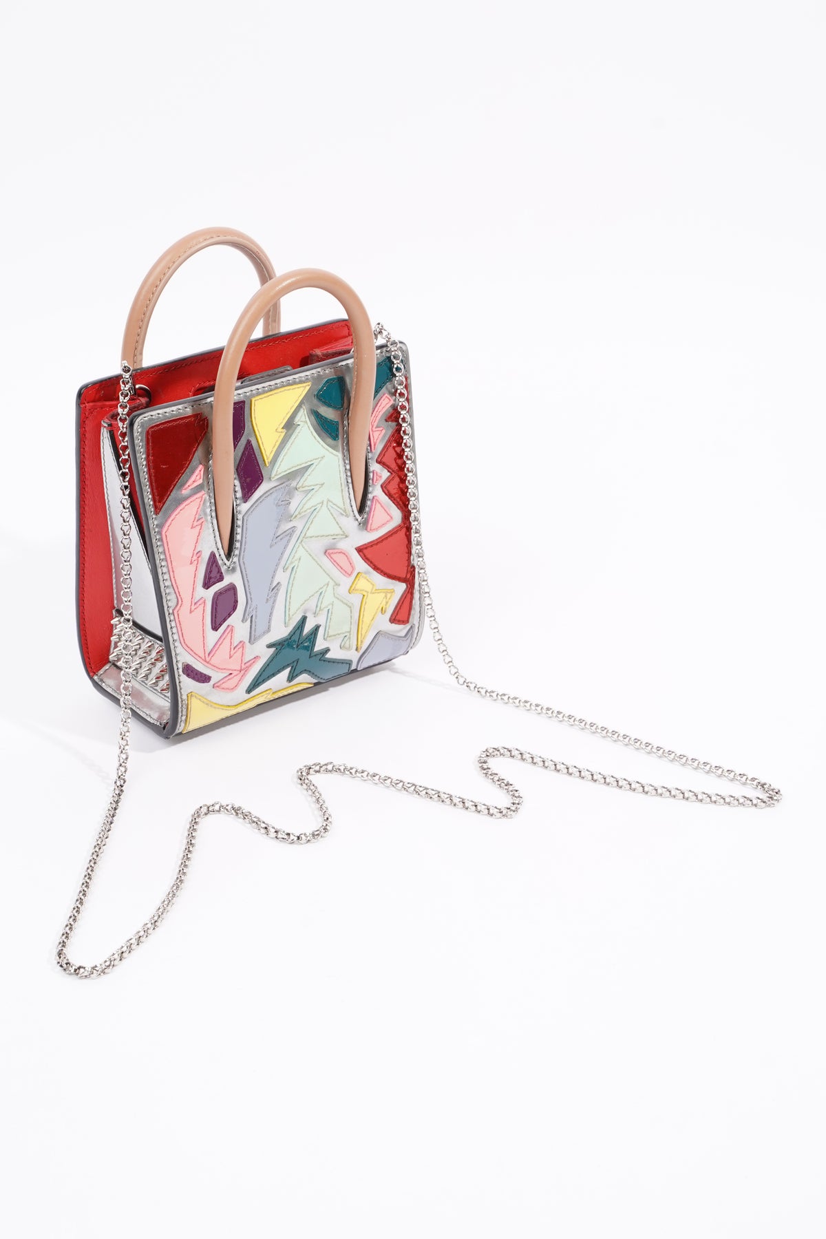 Christian Louboutin Paloma Tote Bag Multicoloured Patent Multiple colors  Patent leather ref.1006081 - Joli Closet