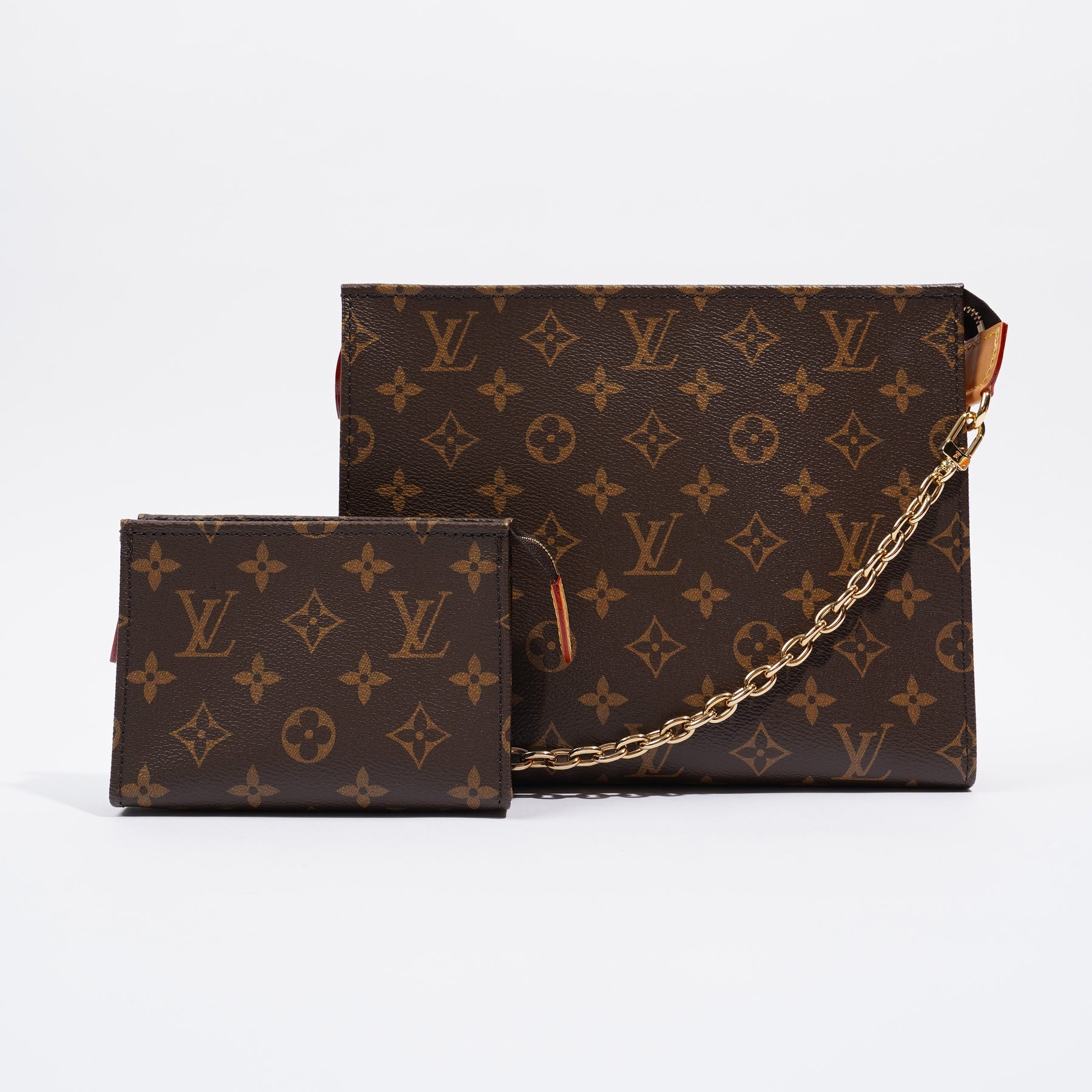 Louis Vuitton Womens LV Pouch on Chain Monogram Canvas – Luxe