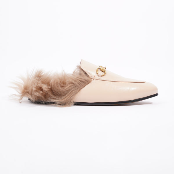 Gucci on sale furry loafers