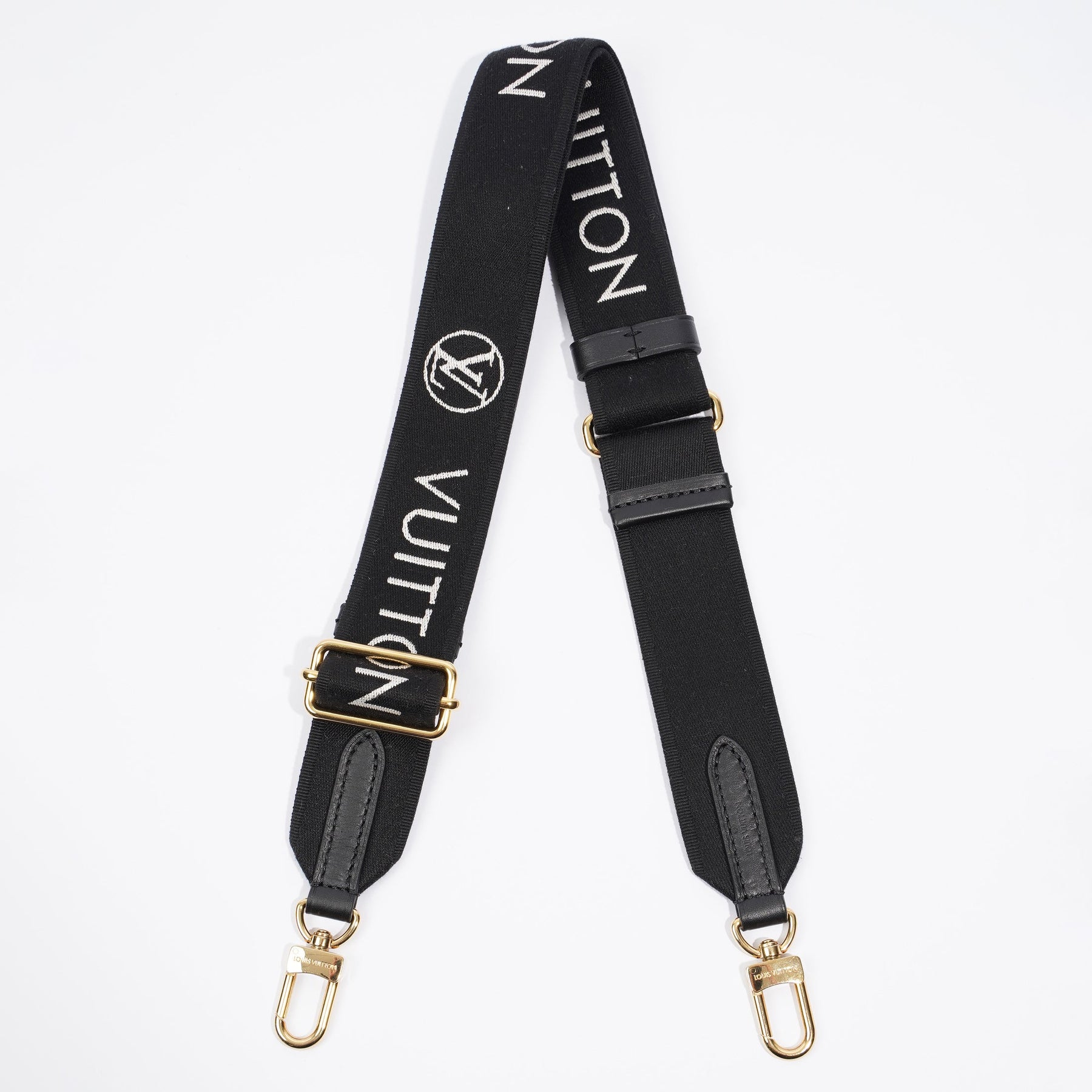 Louis Vuitton Womens Adjustable Strap Black Canvas – Luxe Collective