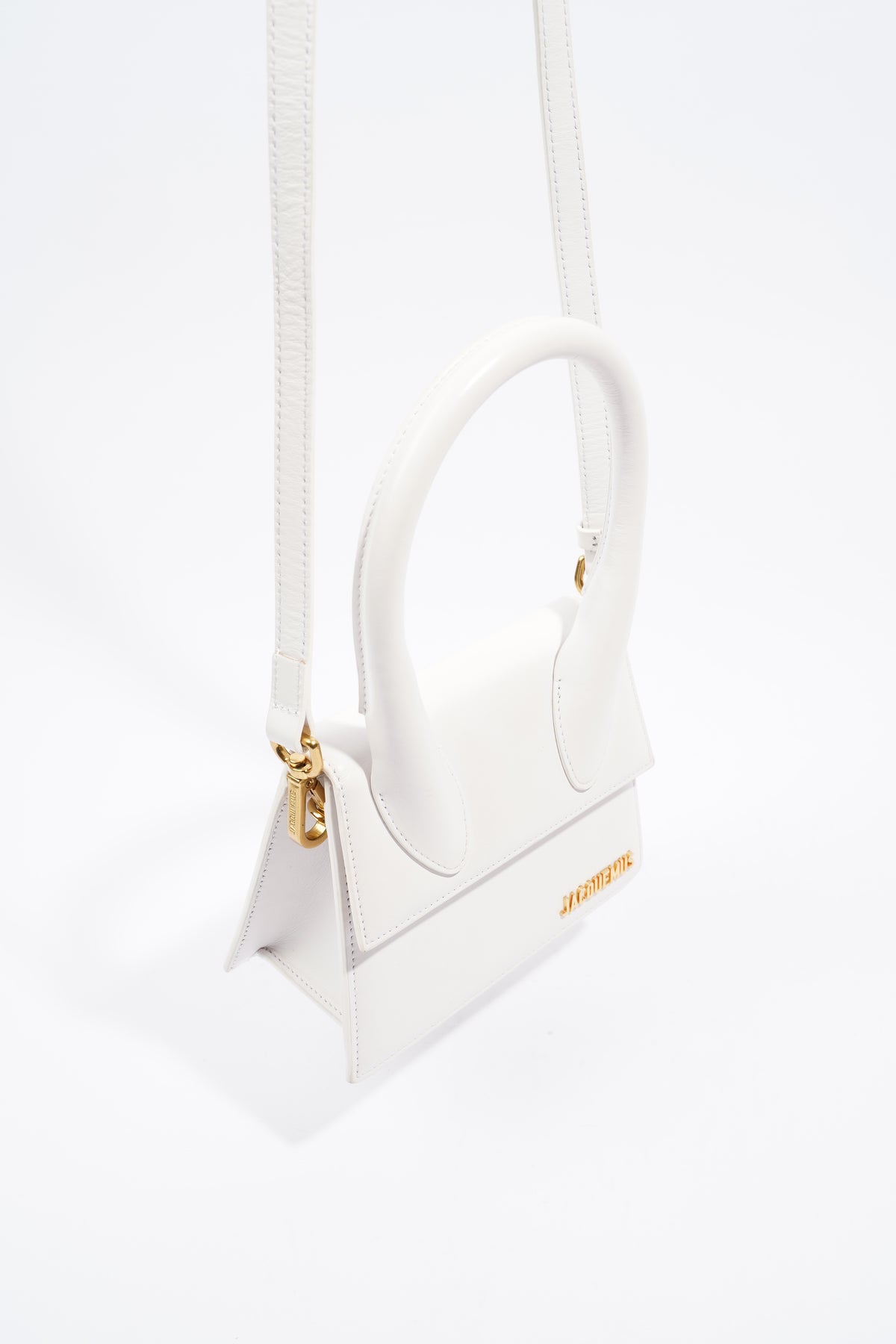Le Chiquito Moyen Bag - Jacquemus - White - Leather