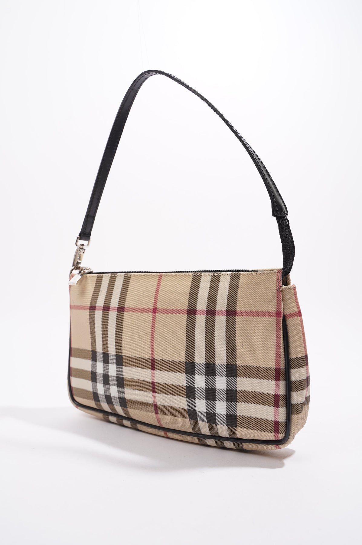 Burberry Womens Pochette Bag Beige Canvas – Luxe Collective