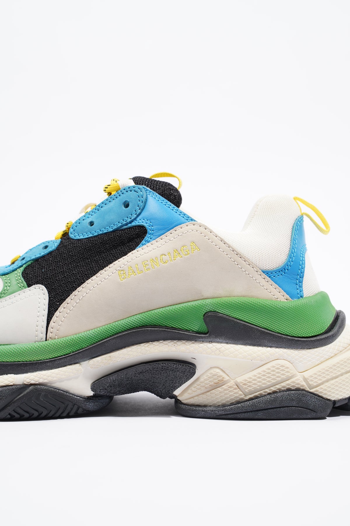 Balenciaga triple s 2025 blue green