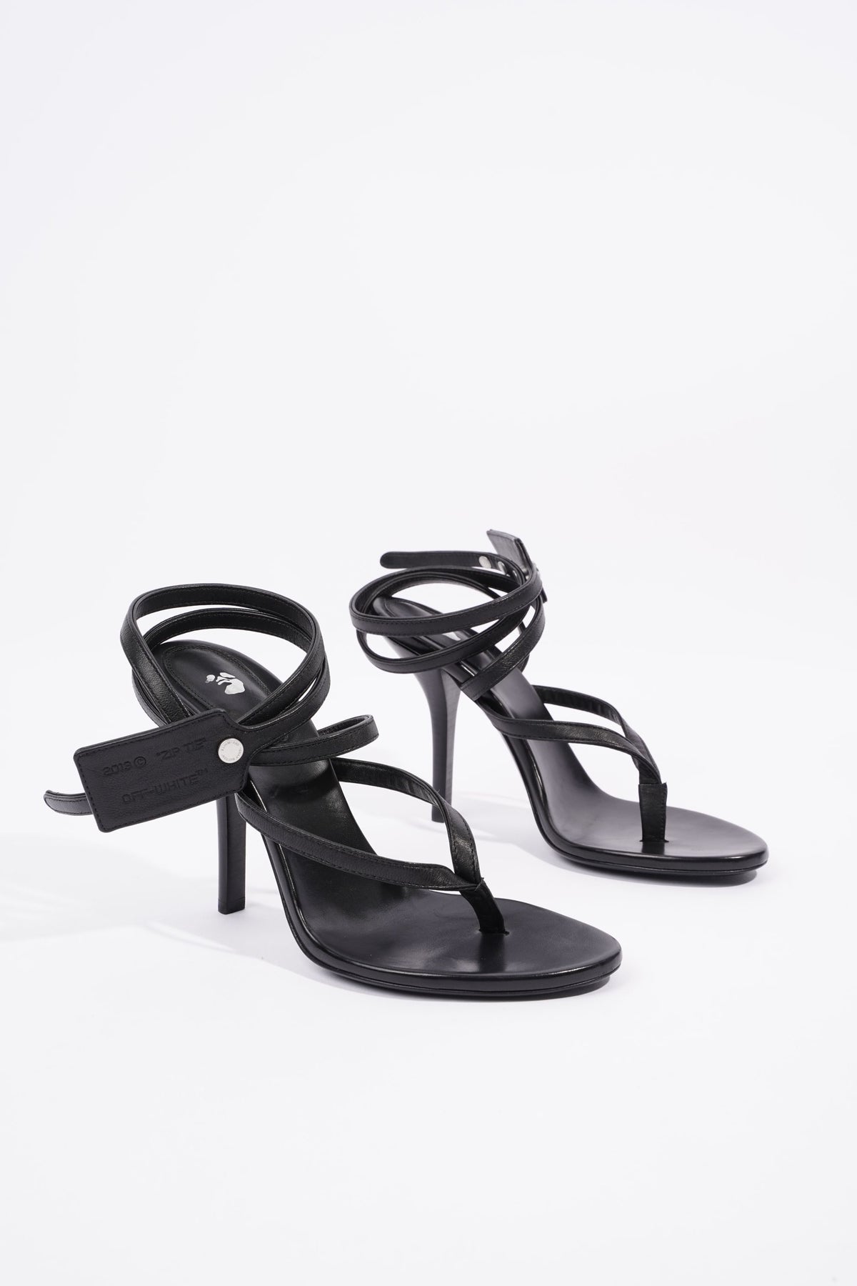 Black Ankle Tag Flats - GBNY