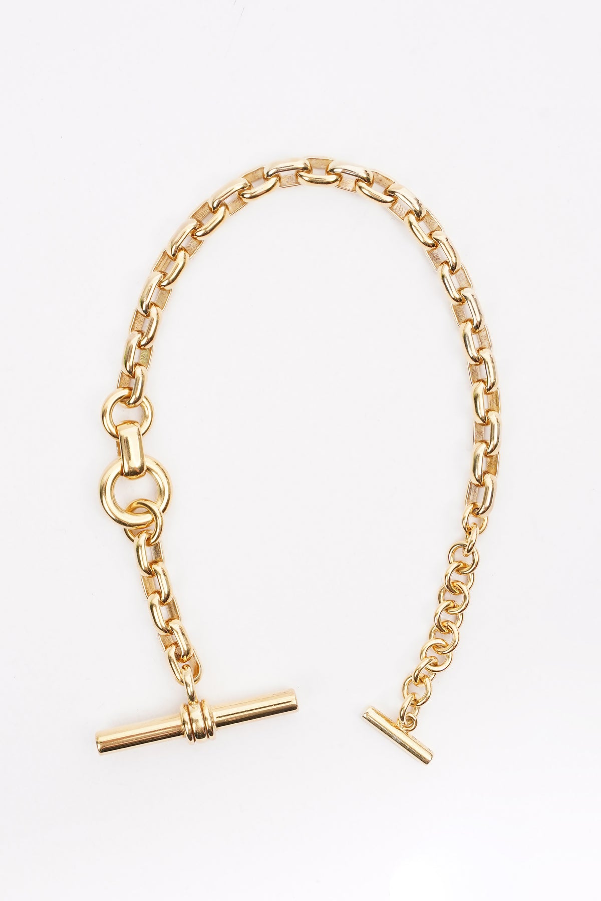 Bottega Veneta Link Bracelet Gold Finish Silver Sterling Golden Yellow gold  ref.1009440 - Joli Closet