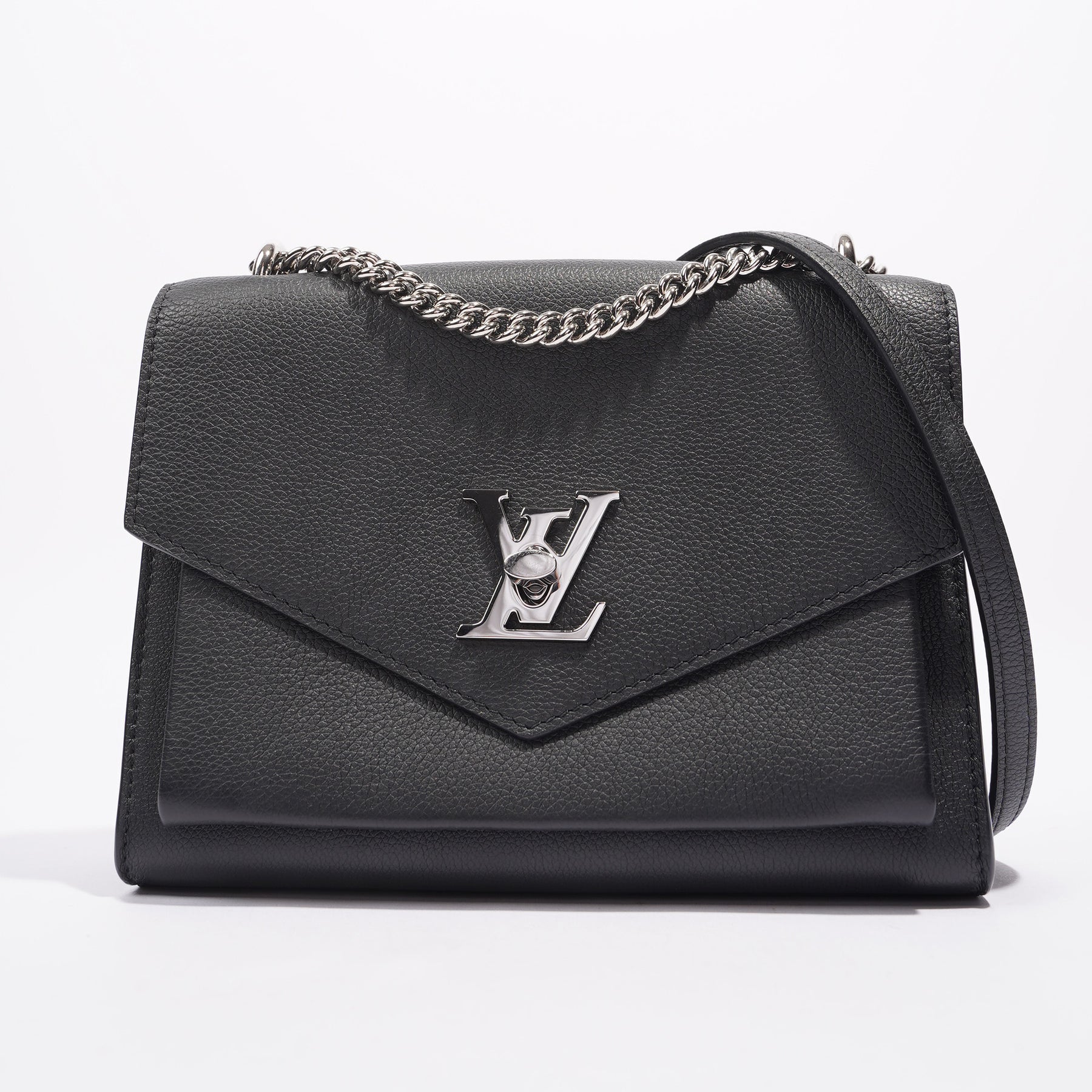 Mylockme leather crossbody bag Louis Vuitton Black in Leather