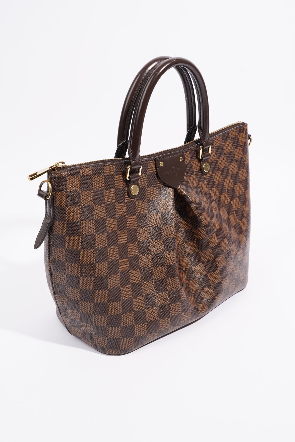 Louis Vuitton Damier Ebene Coated Canvas Siena MM Gold Hardware, 2021  Available For Immediate Sale At Sotheby's