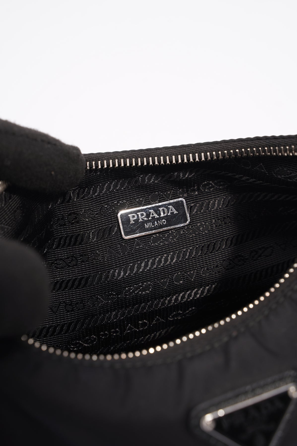 Prada Bag Re-Edition 2005 Black Celebrity Bag With OG Box 146