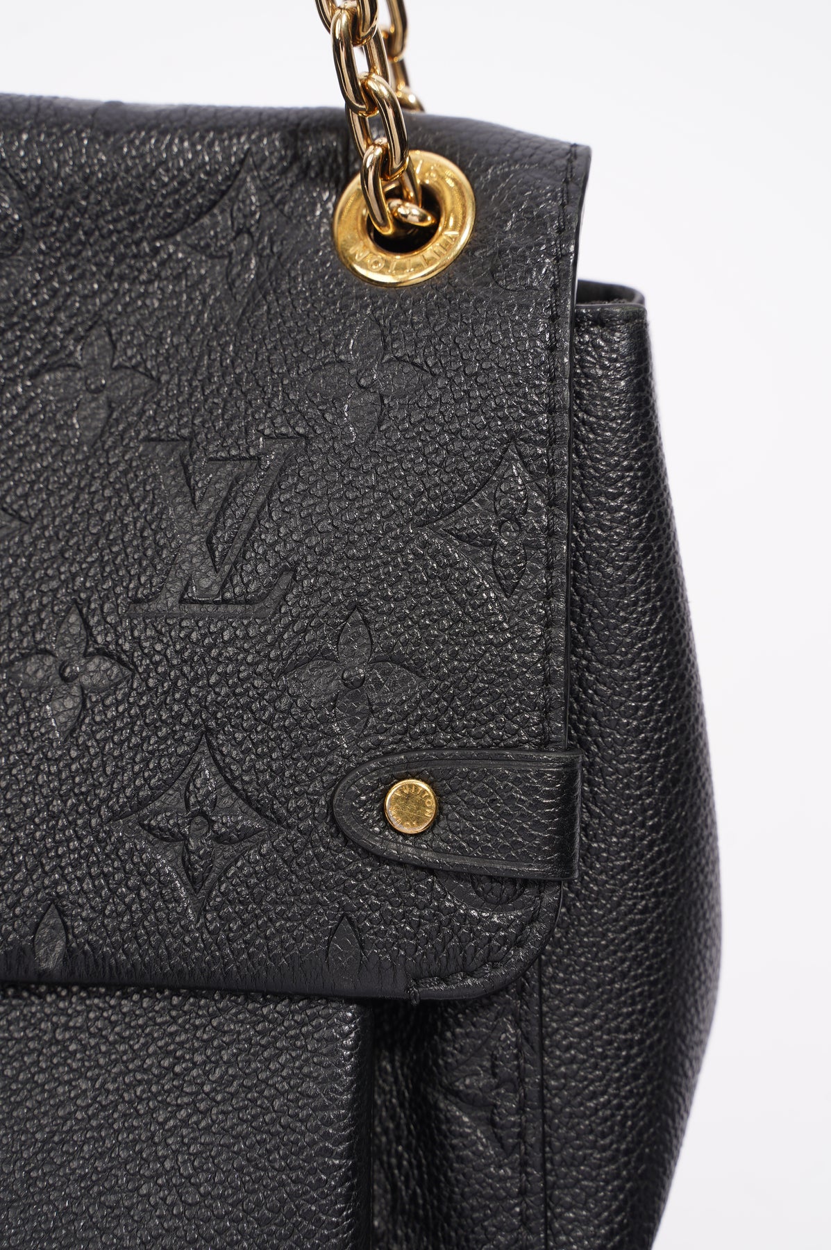 Louis Vuitton Vavin Shoulder Bag PM Black Leather