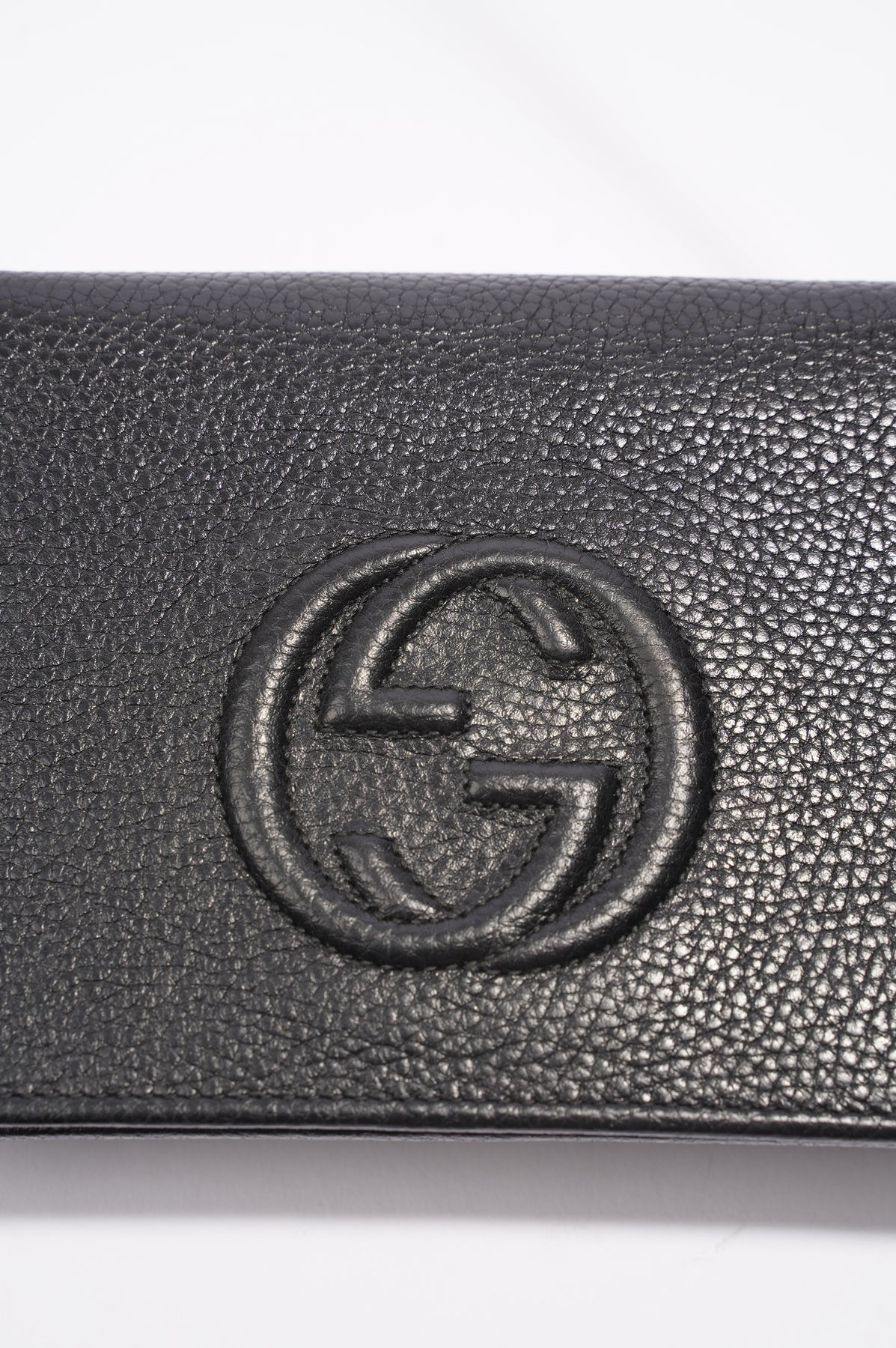 Gucci soho hot sale wristlet black