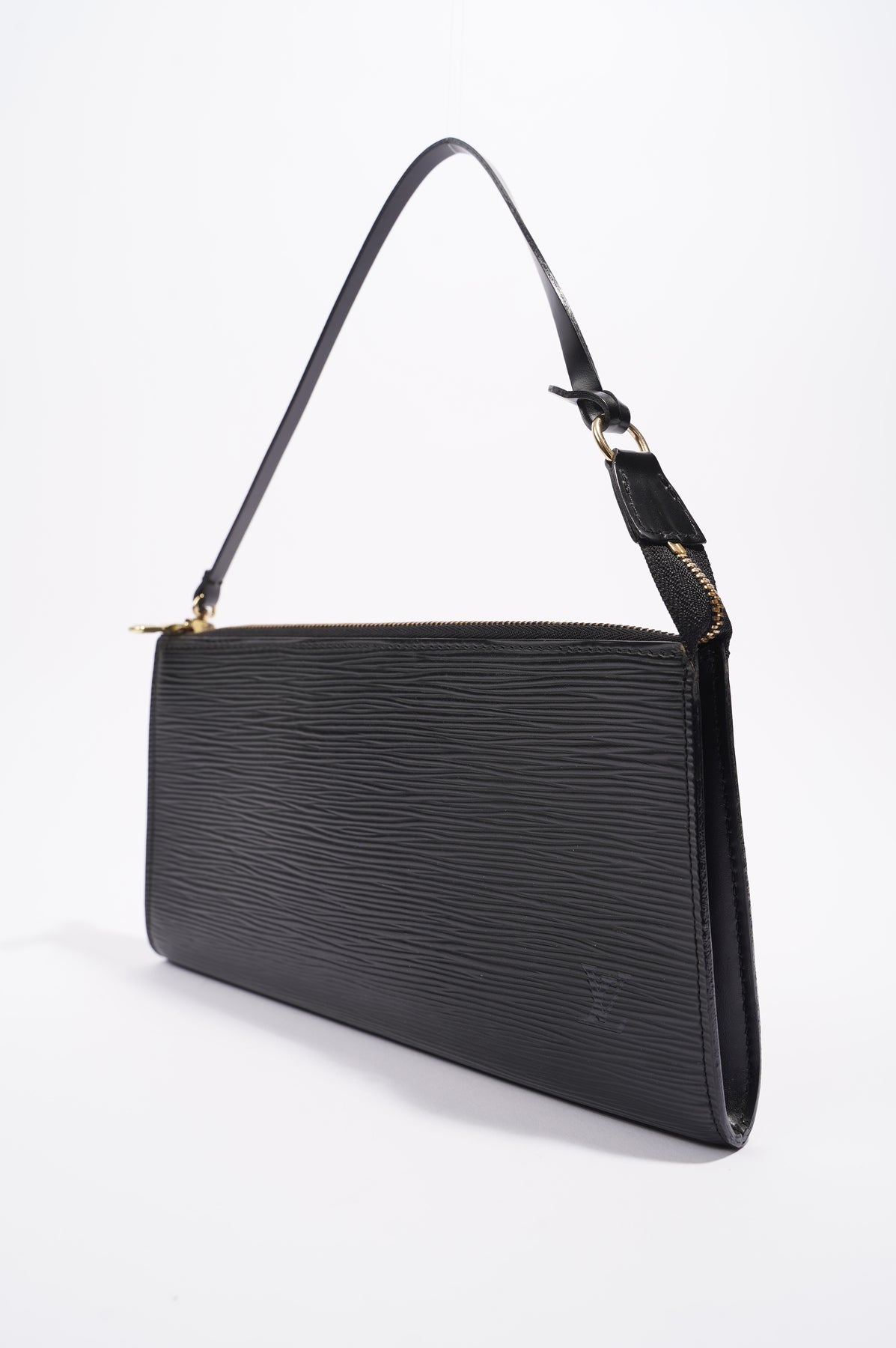Louis Vuitton Womens Pochette Accessoires Black Epi Leather – Luxe  Collective