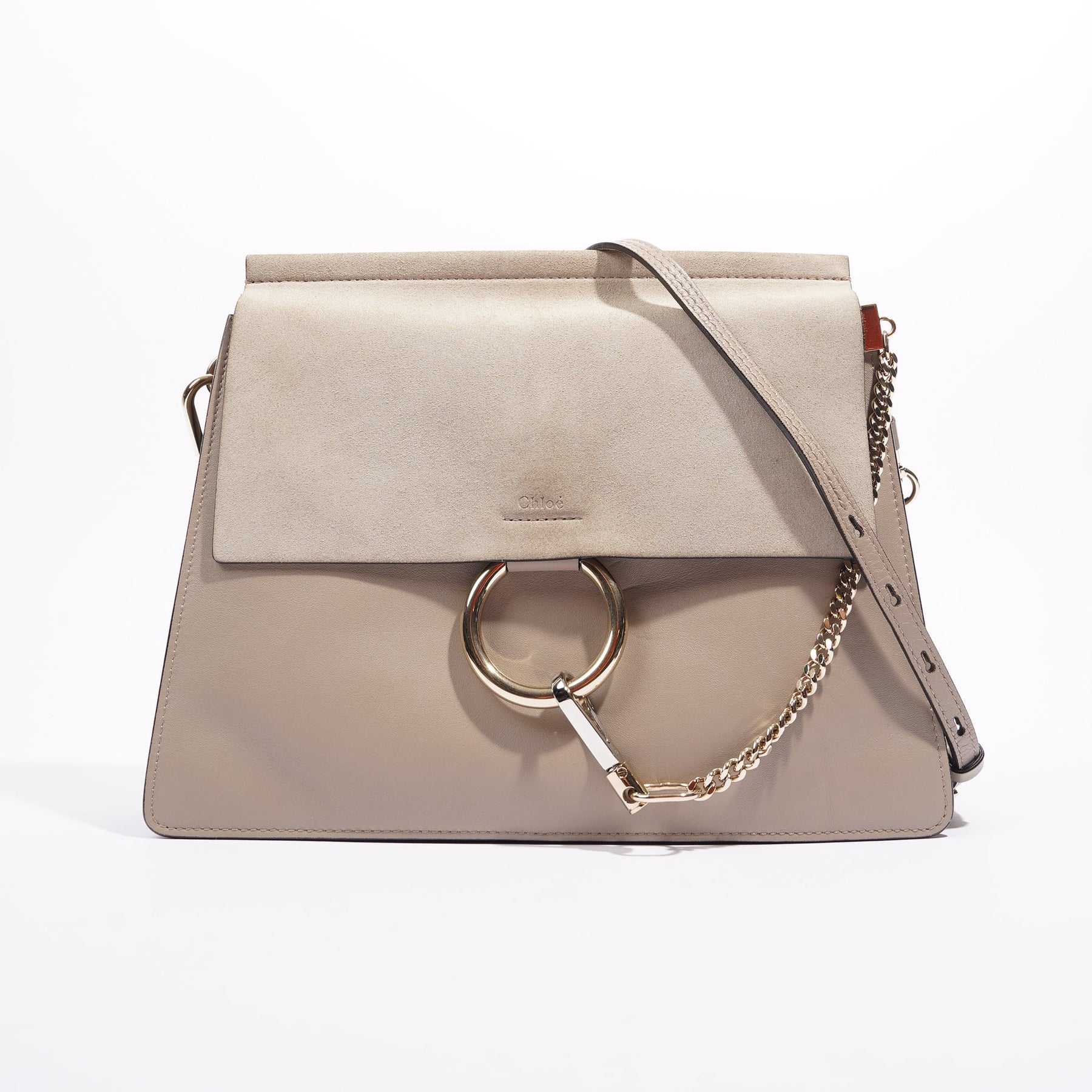 Chloe Faye Leather Shoulder Bag (SHG-30465) – LuxeDH