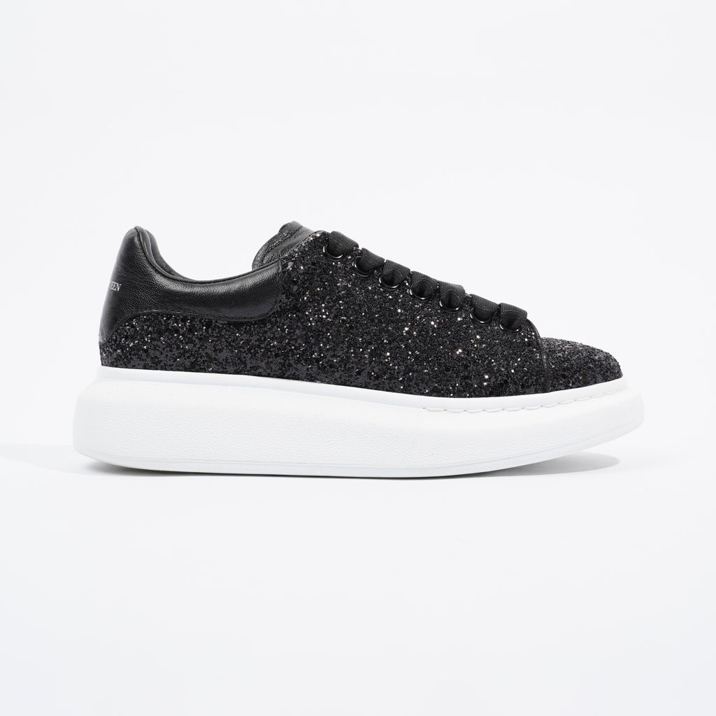 Alexander mcqueen trainers store black glitter