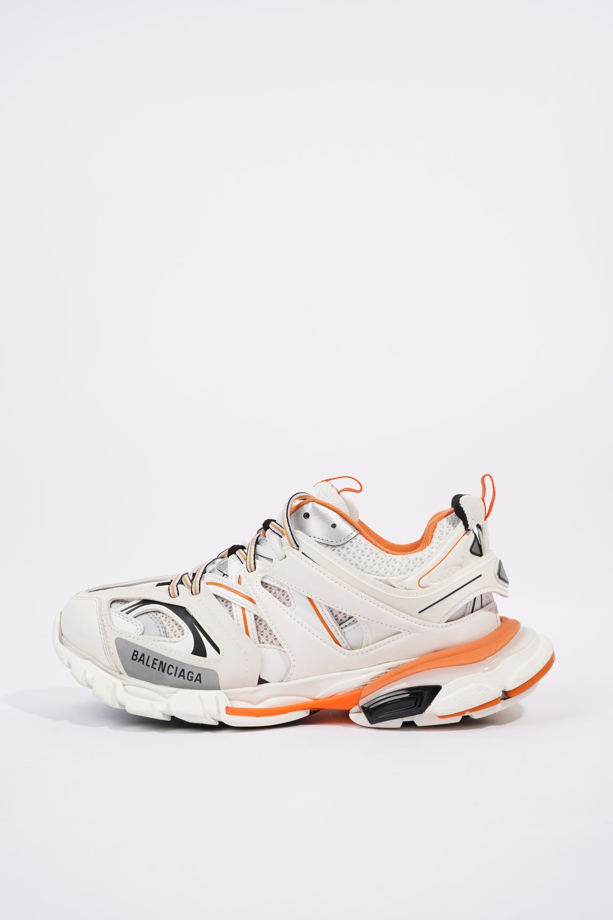 Balenciaga track shoes hot sale white orange