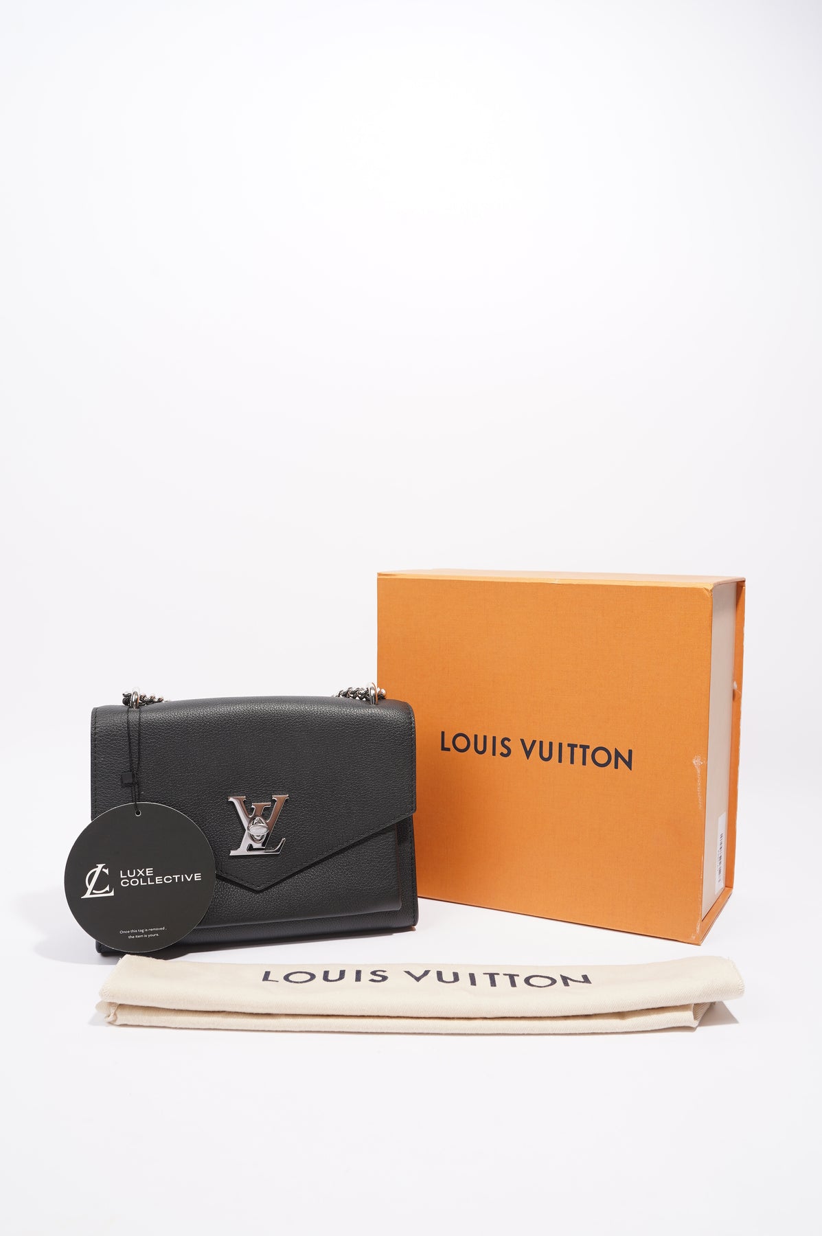 Mylockme leather bag Louis Vuitton Black in Leather - 34593248