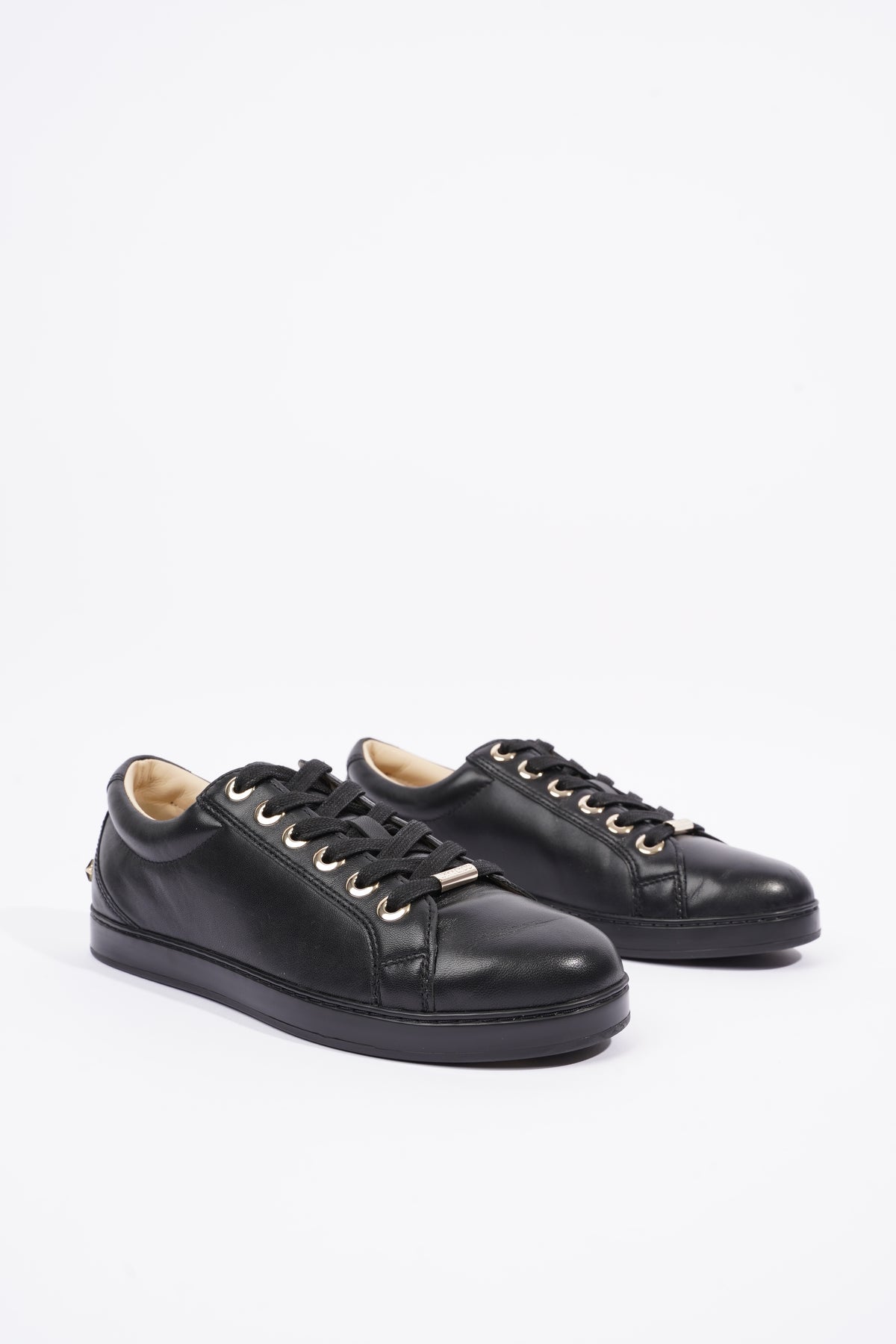 JImmy Choo Womens Cash Sneaker Black EU 38 / UK 5 – Luxe Collective