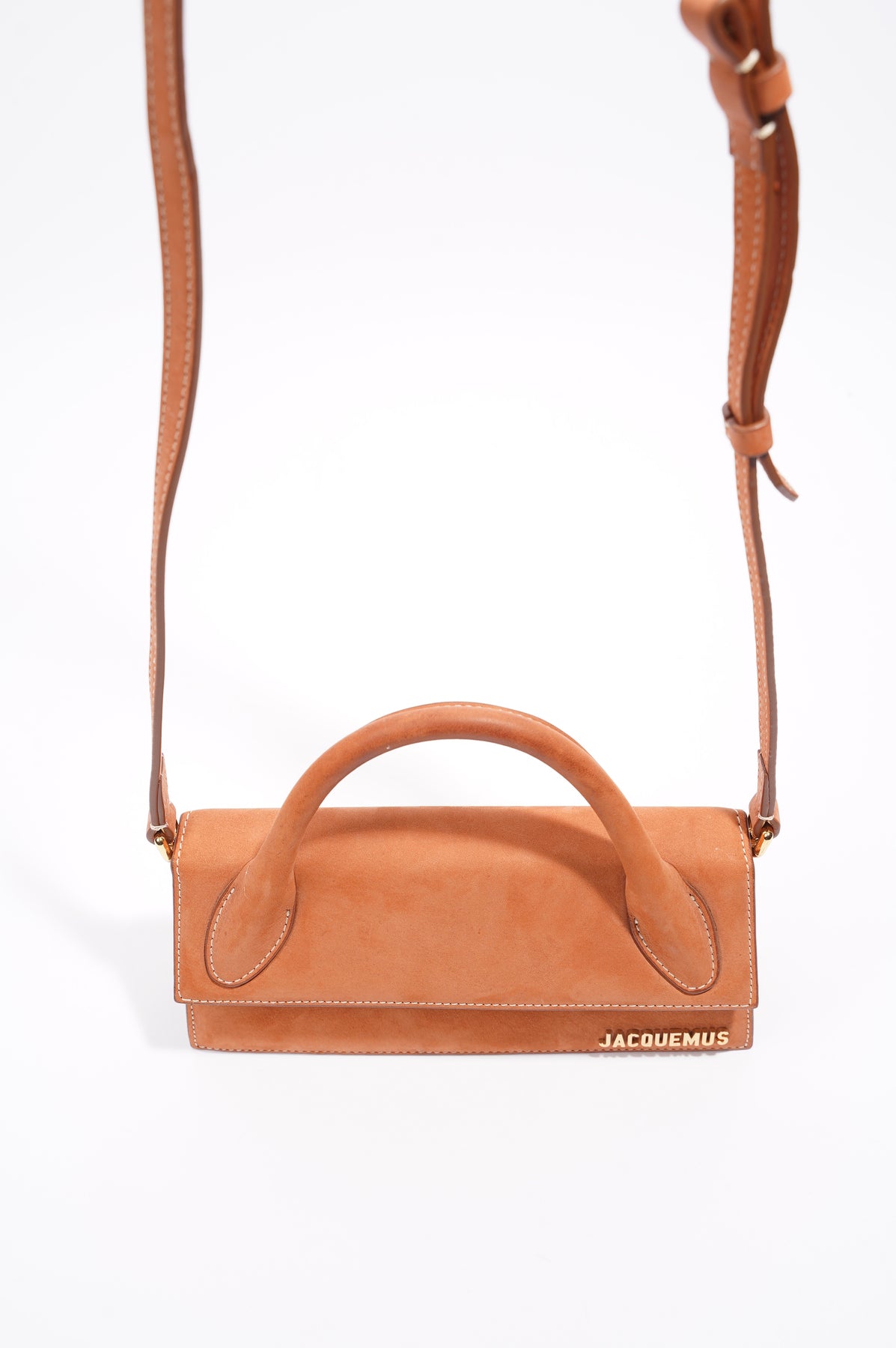 Jacquemus Le Chiquito Long Shoulder Bag in Brown
