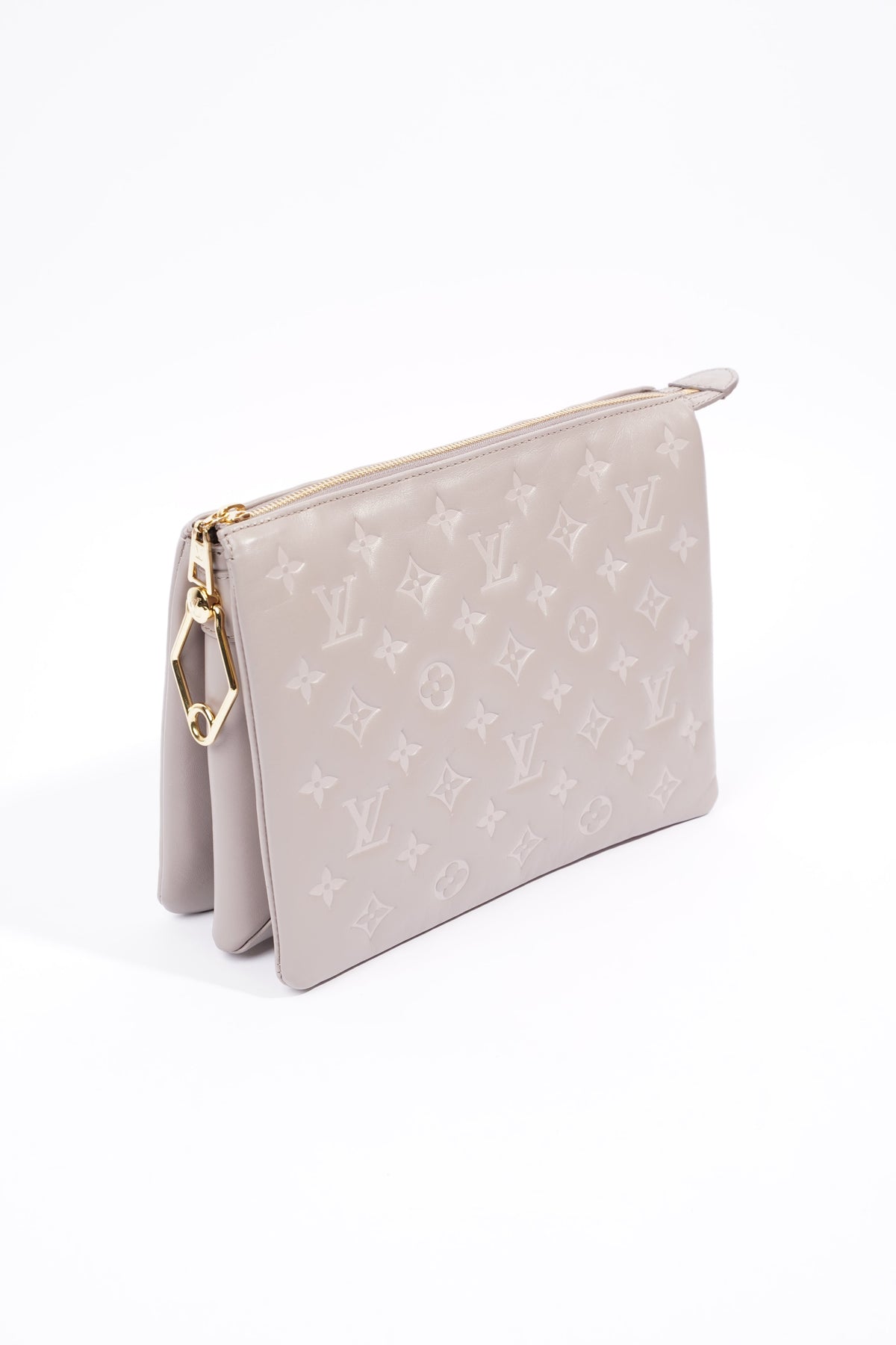 Louis Vuitton Coussin Bag Grey Leather MM – Luxe Collective