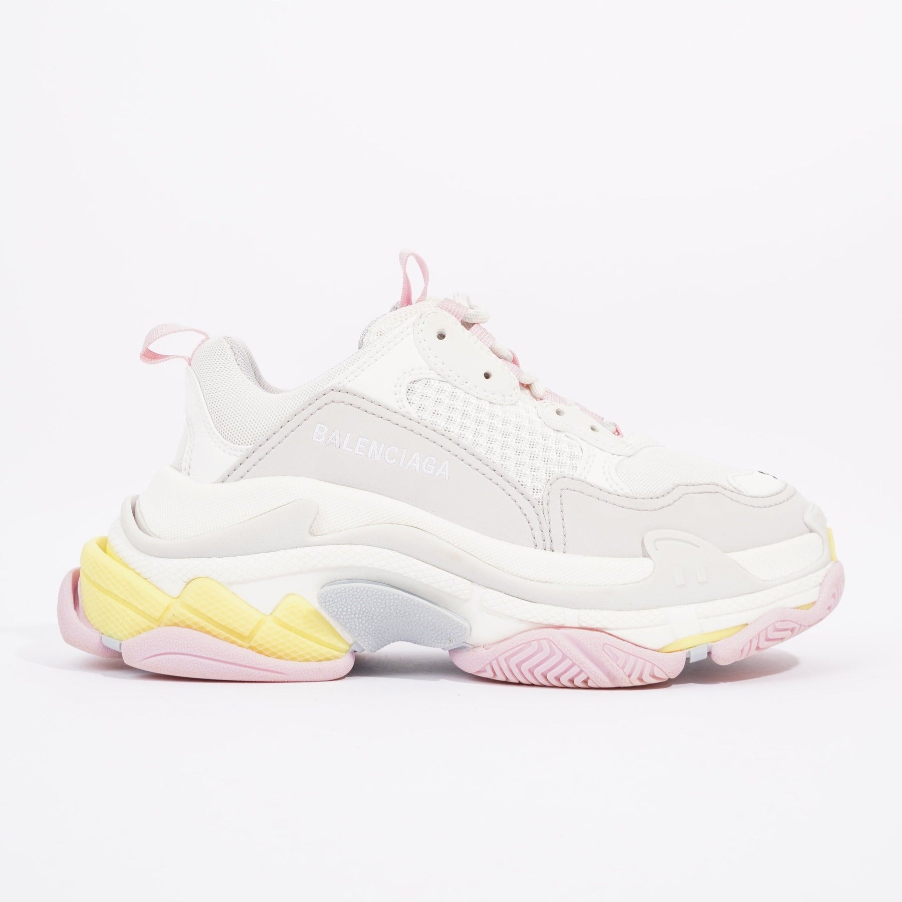 Balenciaga triple s 2025 yellow pink