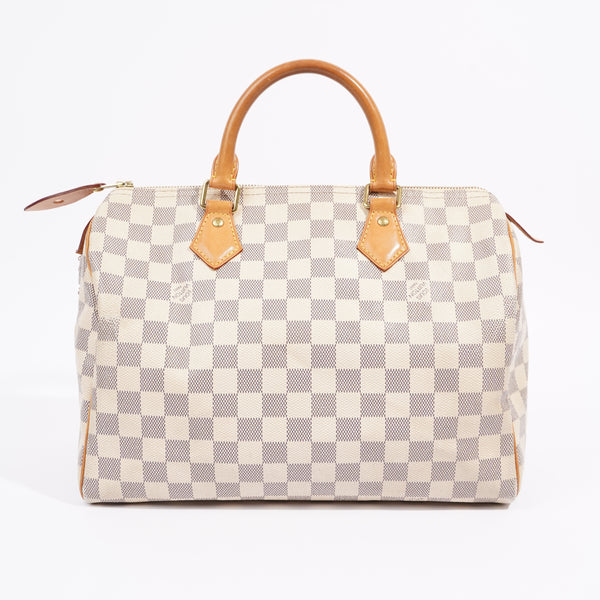 Speedy Bandoulière 30 Damier Azur Canvas - Handbags