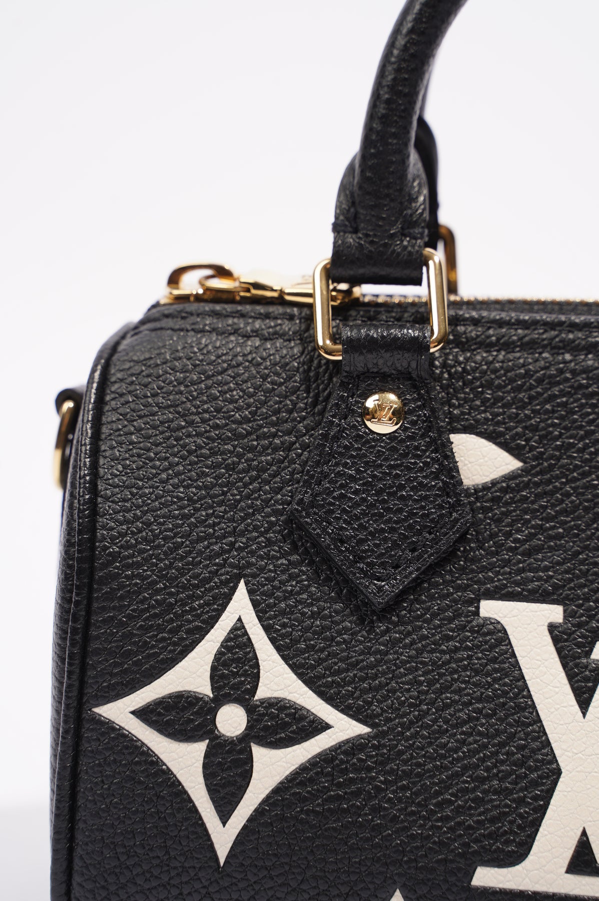 Louis Vuitton Womens Speedy Bandouliere Bag Monogram Empreinte Leather –  Luxe Collective