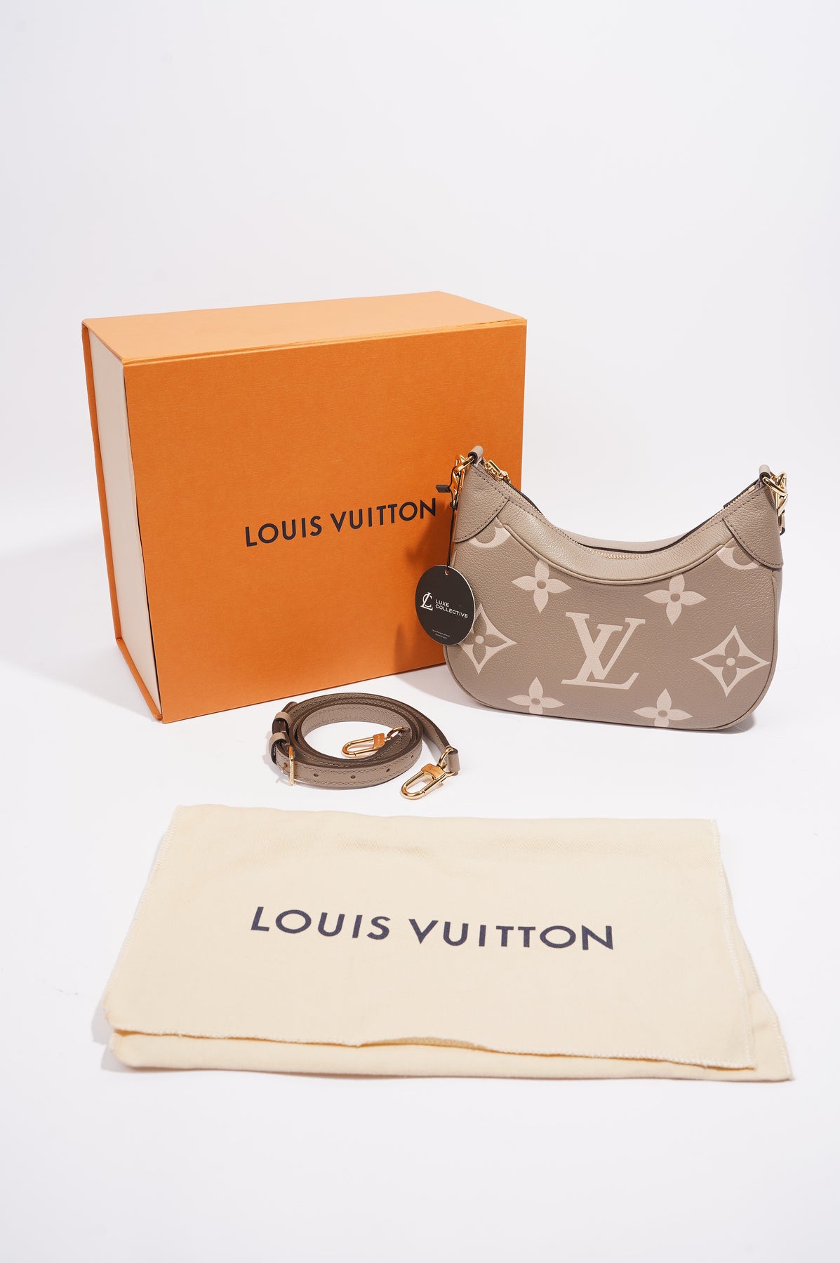 Louis Vuitton Bagatelle Hobo Monogram Empreinte Leather Orange 226050187