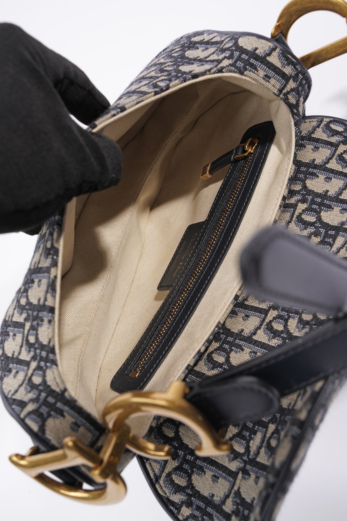 Christian Dior Womens Saddle Bag Oblique Canvas Medium – Luxe