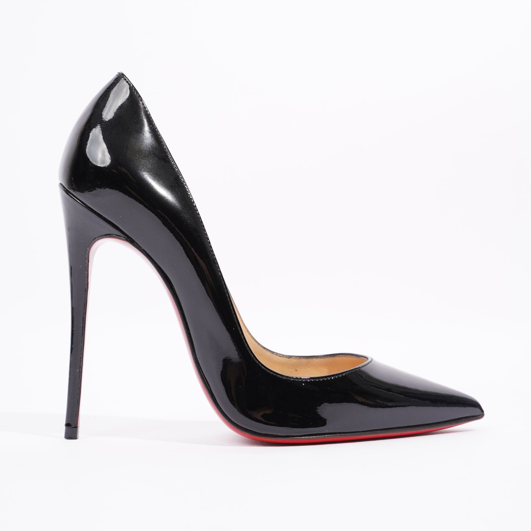 Christian Louboutin Pigalle 120 Patent Black EU 36 UK 3 Luxe