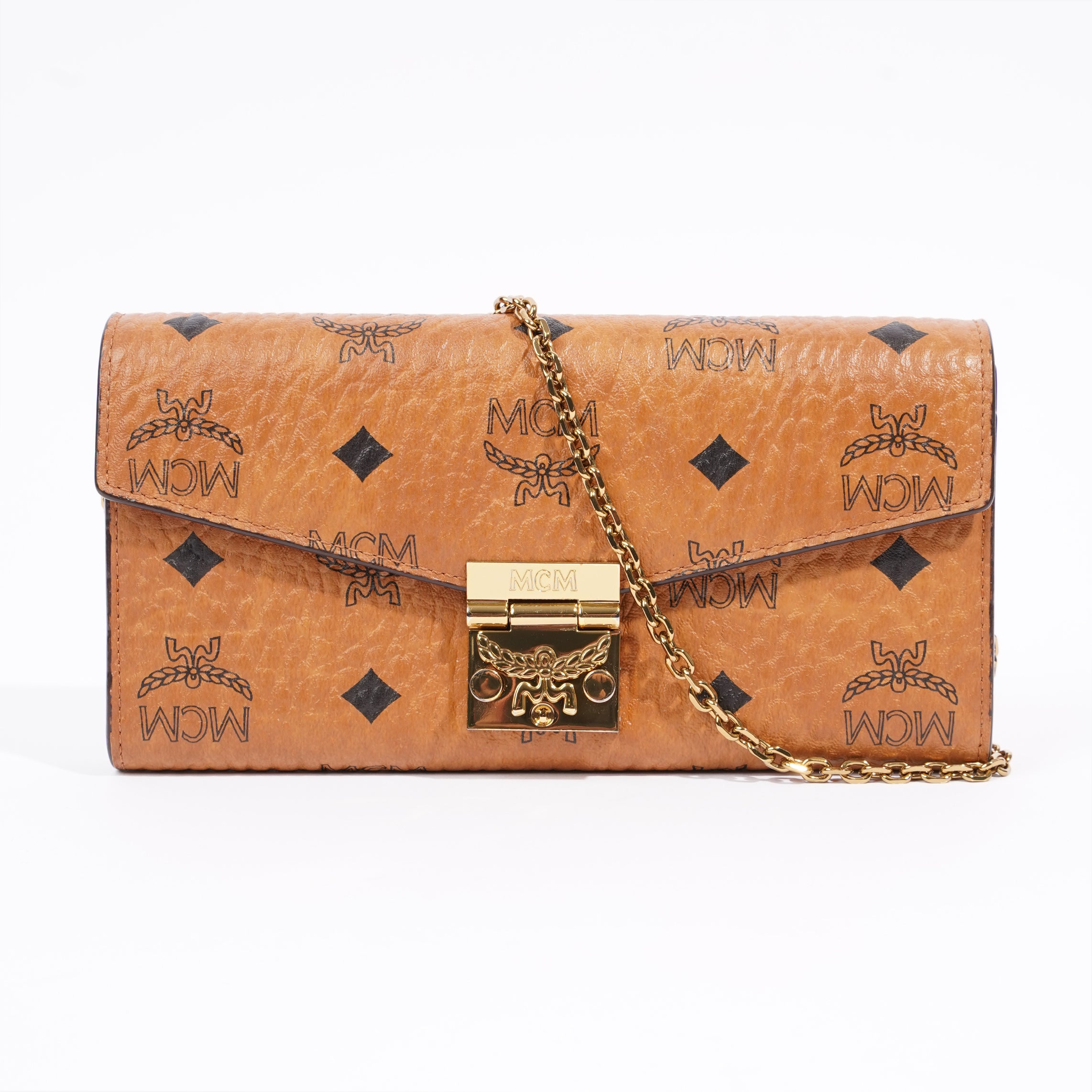 Mcm patricia visetos discount large chain wallet