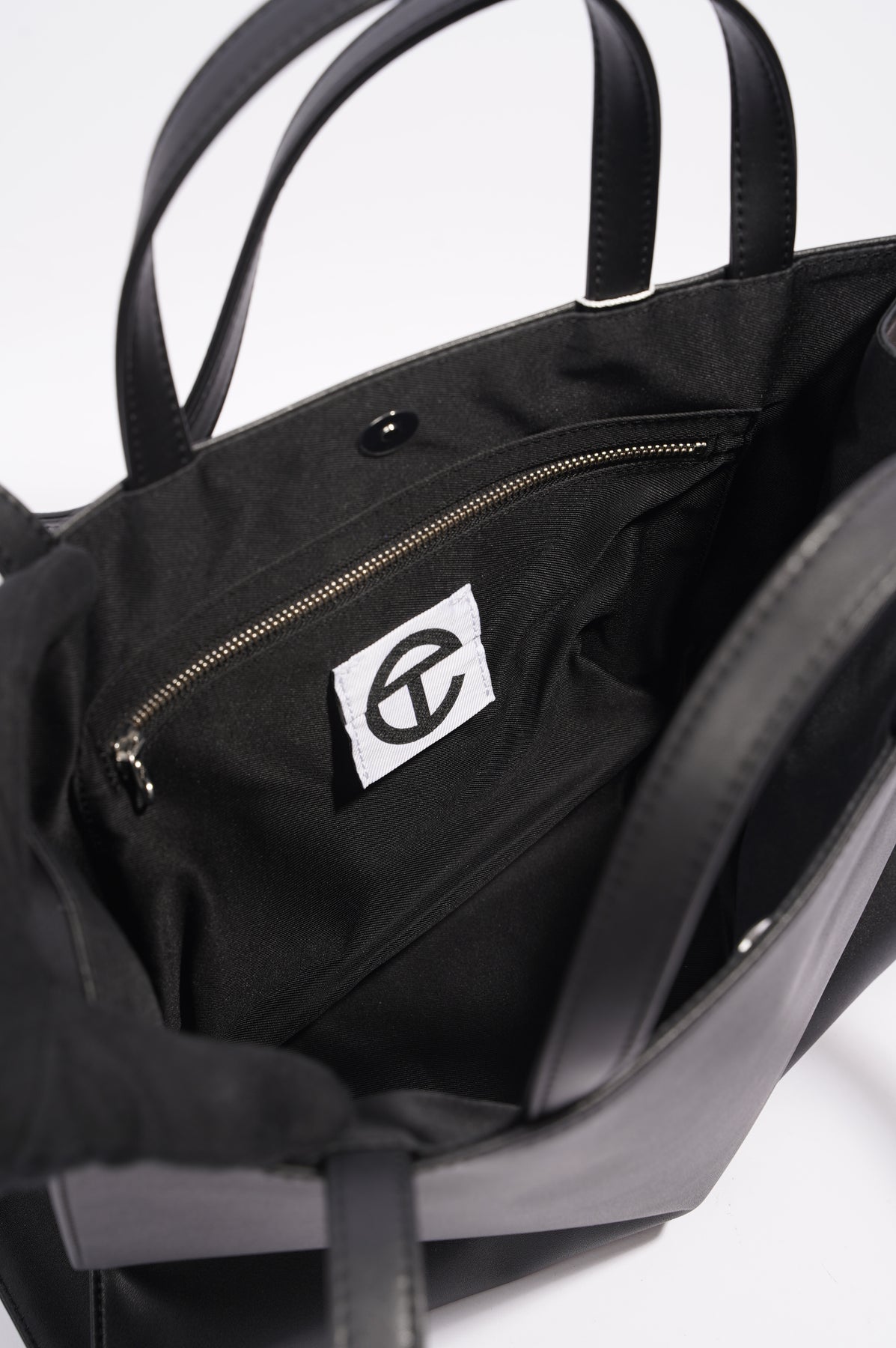 Medium shopping bag handbag Telfar Black in Polyester - 32951750